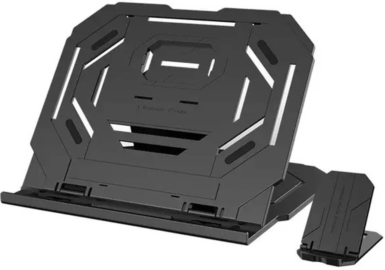 Dezful unique design foldable adjustable laptop stand multi-angles and 360°rotation Plastic Rotatable Laptop Stand with Adjustable Height Compatible with 40 - 44cm Laptops