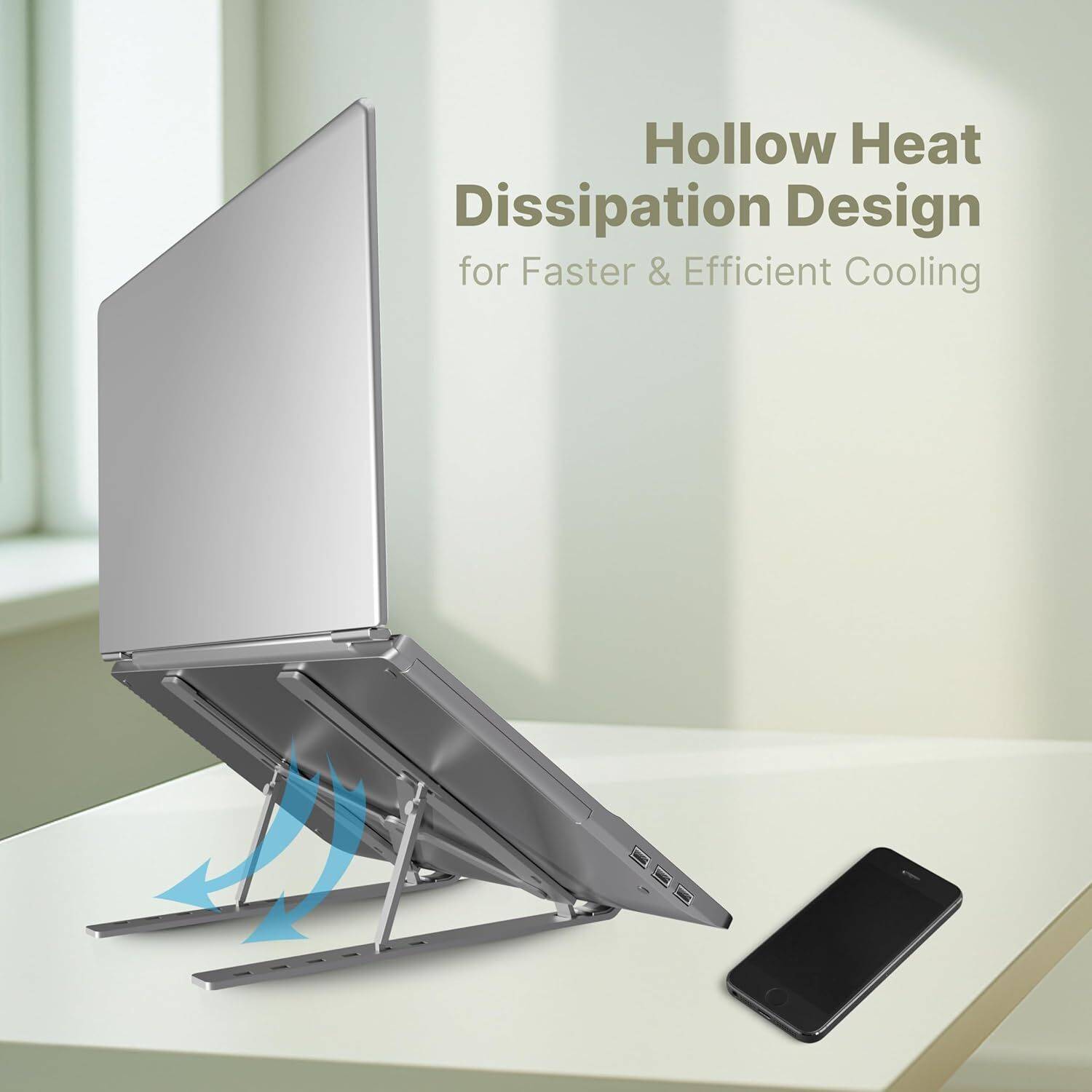 GEONIX Trek T3 Aluminium Laptop Stand - Image 5