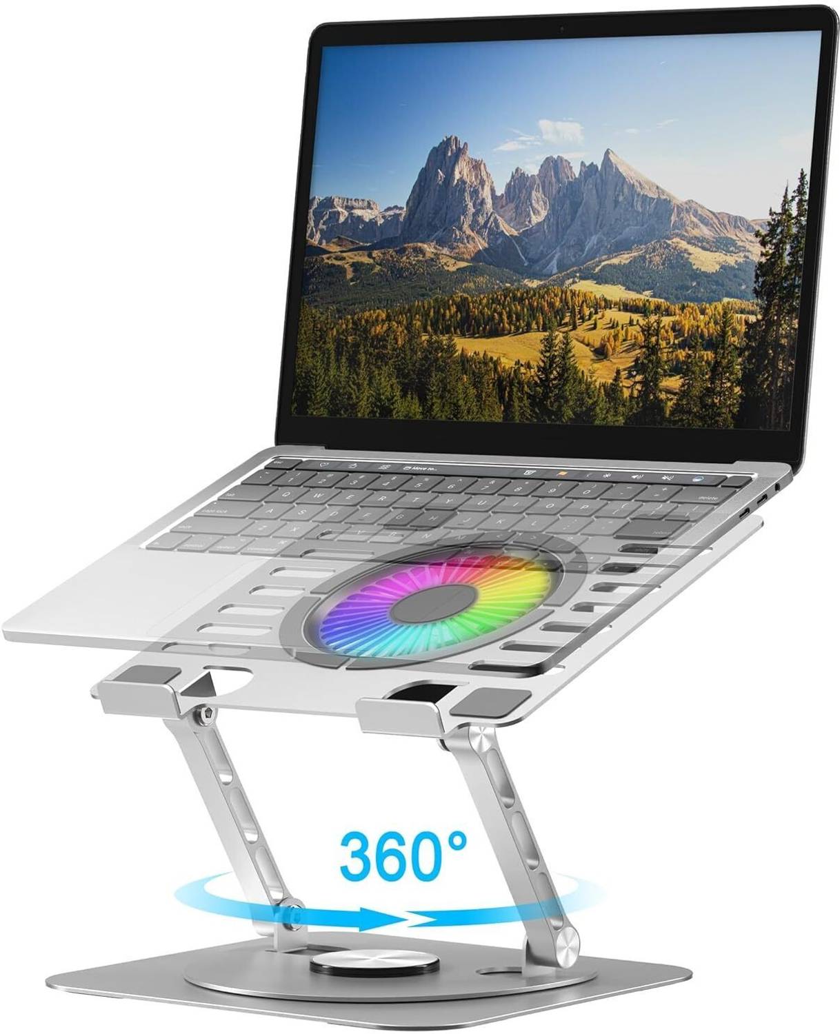 Shrevi Ergonomic Adjustable Laptop Stand (Big Size) Sturdy, Foldable & Portable Laptop nomic Adjustable Laptop Stand (Big Size) – Sturdy, Foldable & Portable Laptop Aluminium Laptop Stand Compatible with Universal Laptops