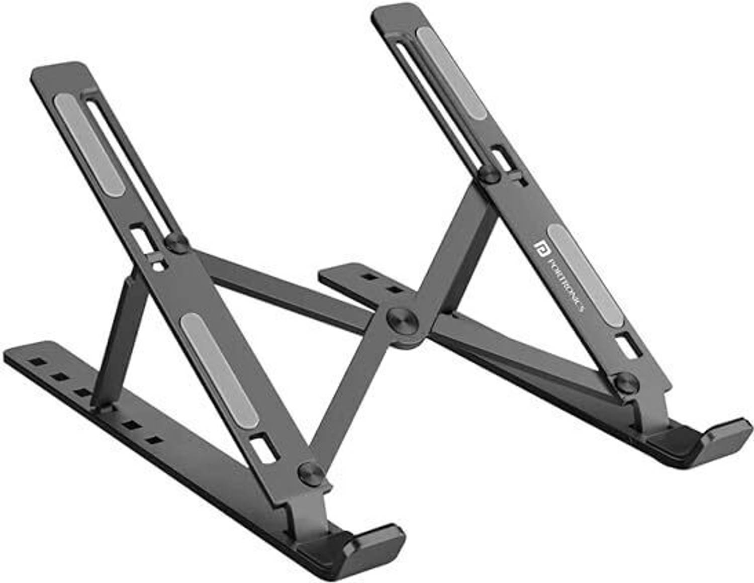 STANCRAY STAN-444 Aluminium Laptop Stand Adjustable Computer Stand bol-laptop-stand My Buddy K Aluminium Laptop Stand with Adjustable Height Compatible with 26 - 35 cm Laptops