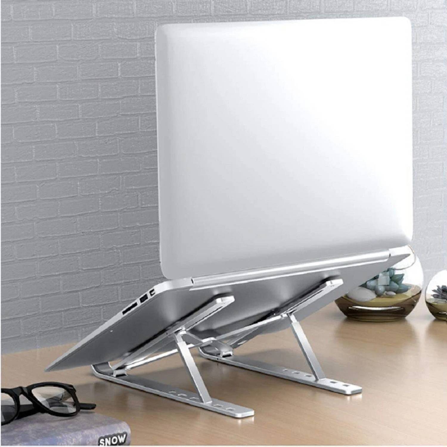 Raptor Laptop Stand metal Steel Rotatable Laptop Stand with Adjustable Height Compatible with 26 - 35 cm Laptops