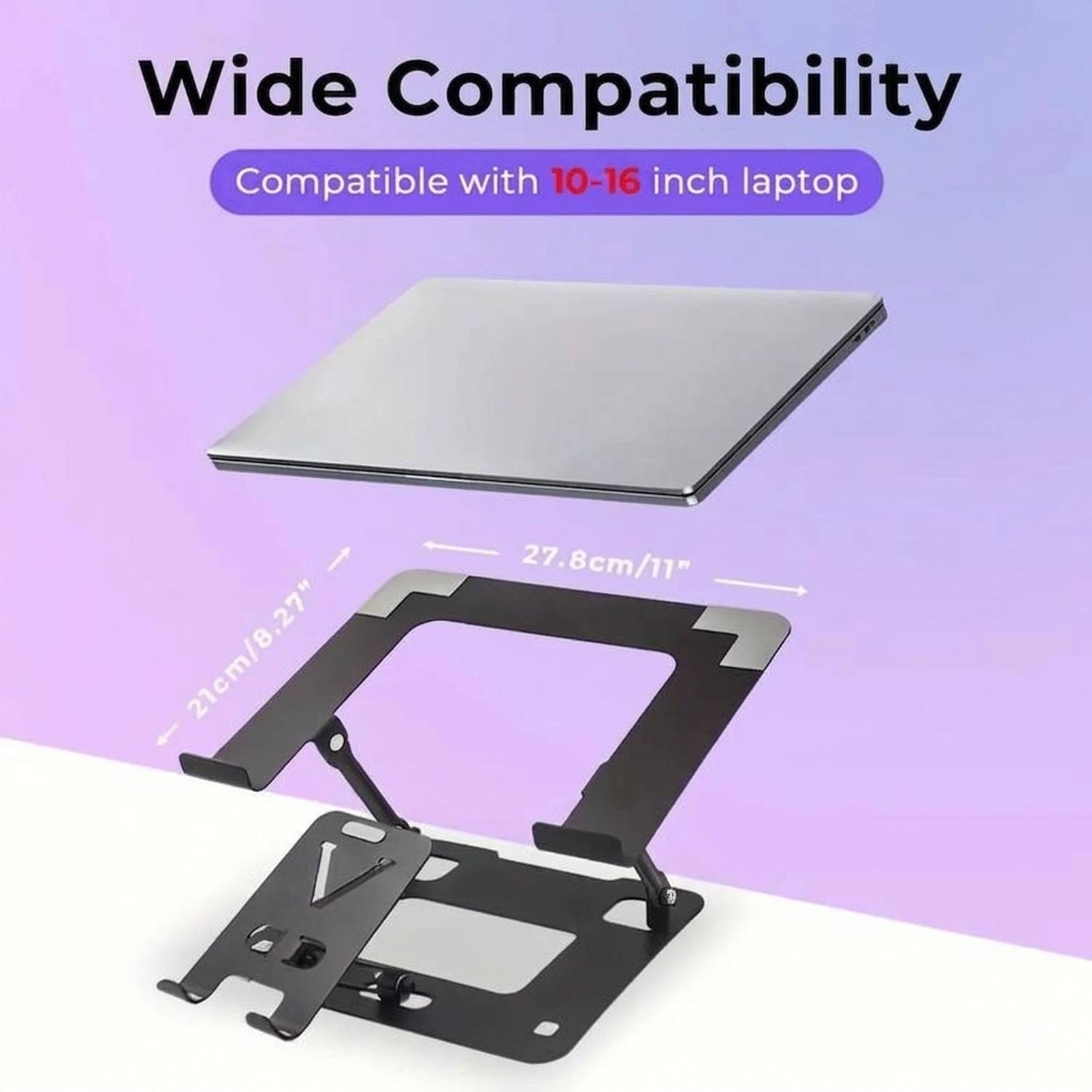 AAMS Laptop Stand for Desk Use - Image 4