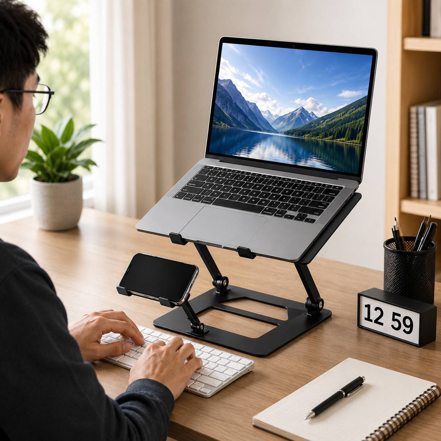AAMS Laptop Stand for Desk Use - Image 1