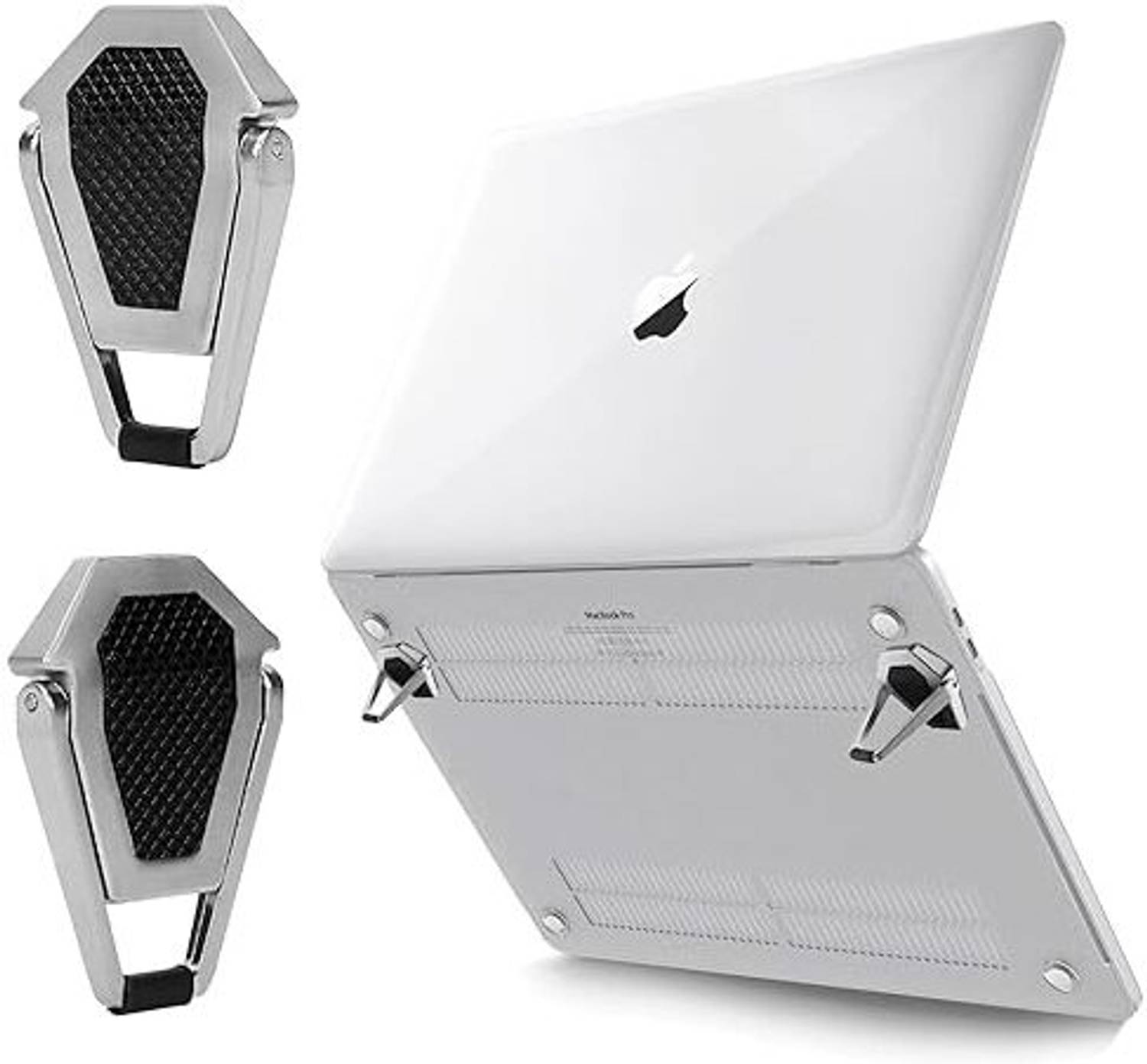 BestBrother Aluminum Cooling Pad, Lightweight Stand for MacBook, Lenovo, Dell, HP, Aluminium Rotatable Laptop Stand Compatible with Universal Laptops