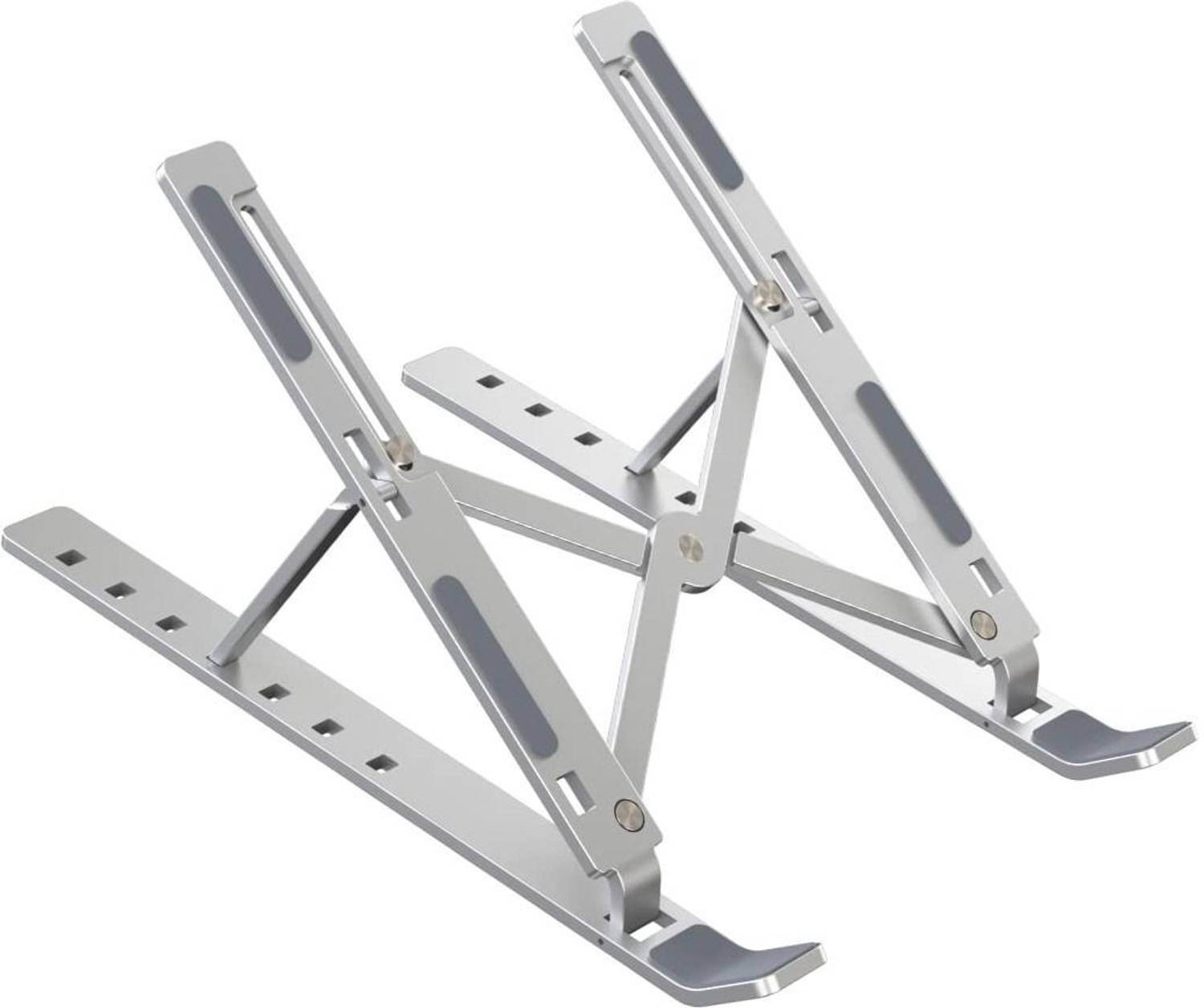 FALMAGU Portable Metal Frame Laptop Stand Holder, Multi Level Adjustable Aluminum Aluminium Laptop Stand with Adjustable Height Compatible with Universal Laptops
