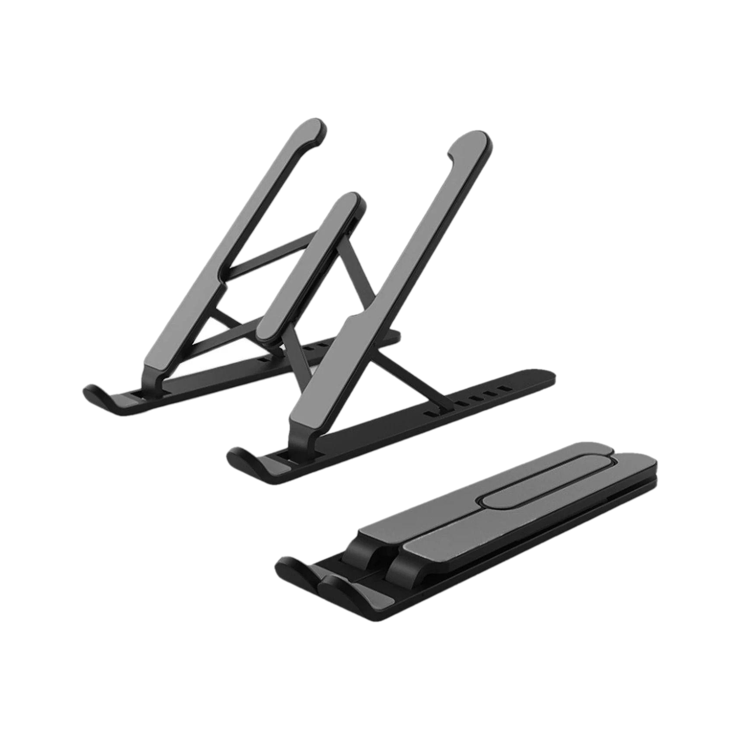 ZEBRONICS Zeb-NS1000 Plastic Laptop Stand, Adjustable Height, 6 Levels