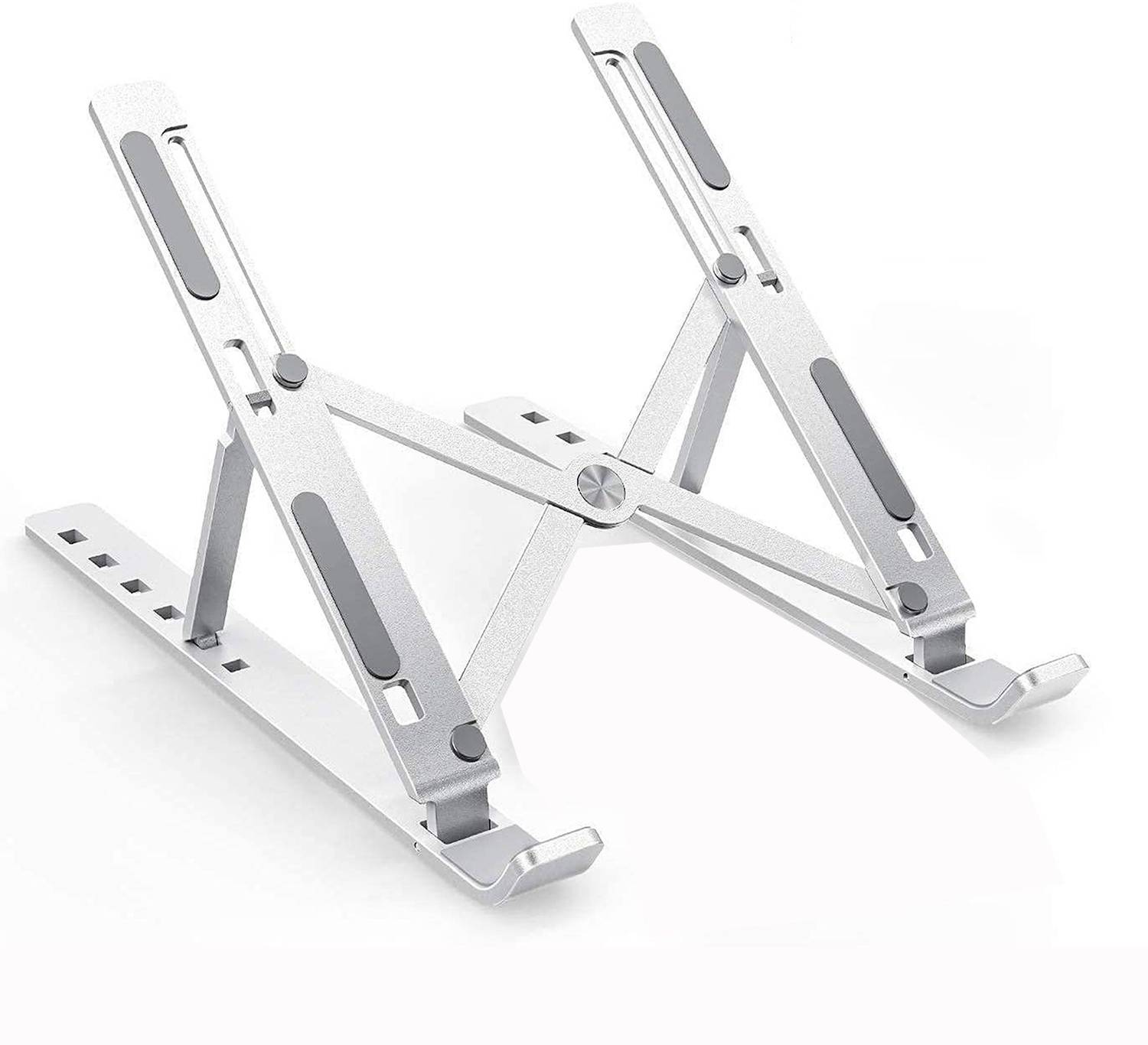 FALMAGU ALUMINIUM LAPTOP STAND Floor -Desktop Laptop Stand_61 Aluminium Laptop Stand with Adjustable Height Compatible with Universal Laptops