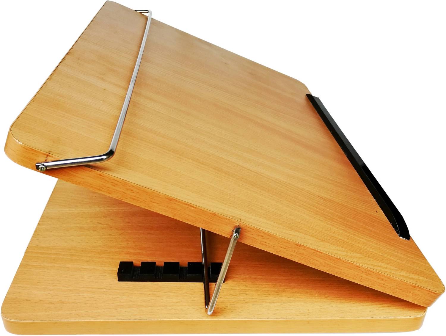 Novelty Store 15 x 21 inches Wooden Material Adjustable Writing/Sketching/Drawing/Laptop Stand Wooden Light 15x Wooden Rotatable Laptop Stand with Adjustable Height Compatible with Universal Laptops
