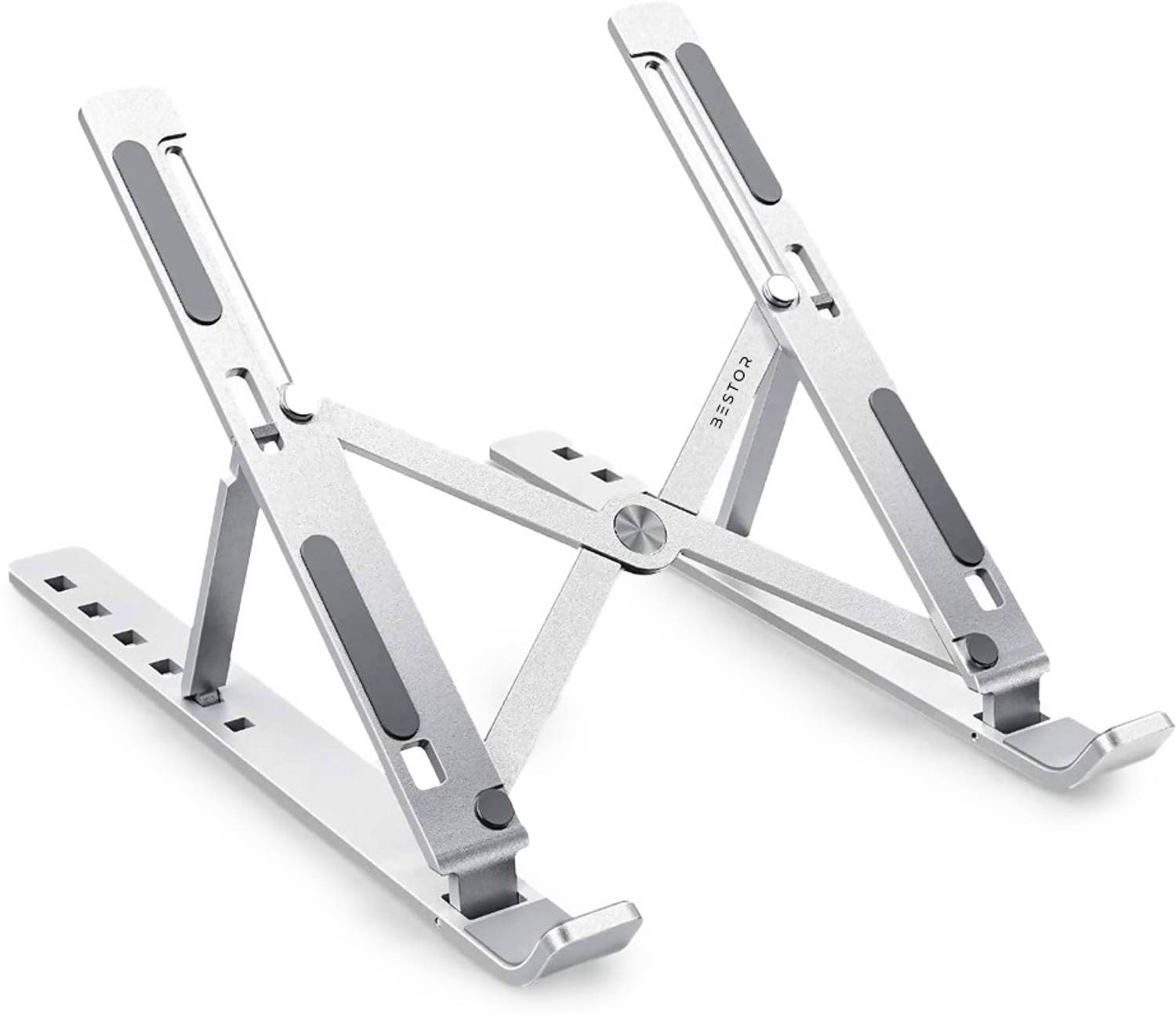 Bestor Aluminum Alloy Adjustable Portable Foldable Laptop Stand bol-laptop-stand Laptop Stand Aluminium Laptop Stand Adjustable Computer Stand bol-laptop-stand Laptop Stand Aluminium Laptop Stand with Adjustable Height Compatible with Universal Laptops