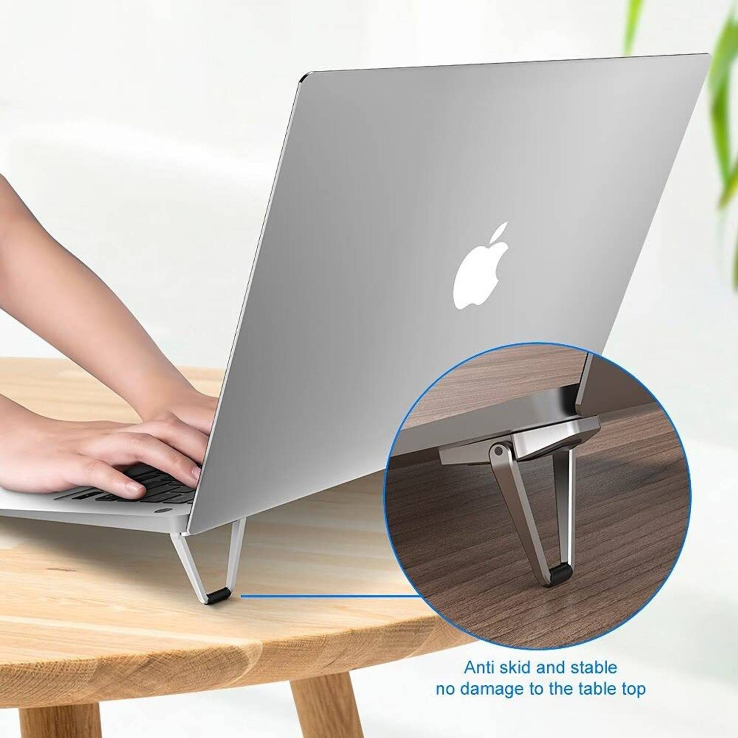 GADGET 2 Pcs Metal Laptop Stand 10-17 Inch 2 Pieces - Image 5
