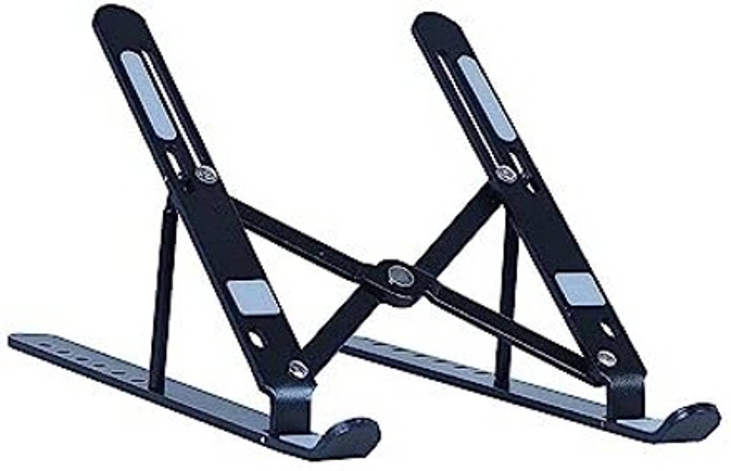 Flipkart SmartBuy Stainless Steel Laptop Stand Adjustable and Foldable Aluminium Laptop Stand with Adjustable Height Compatible with Universal Laptops