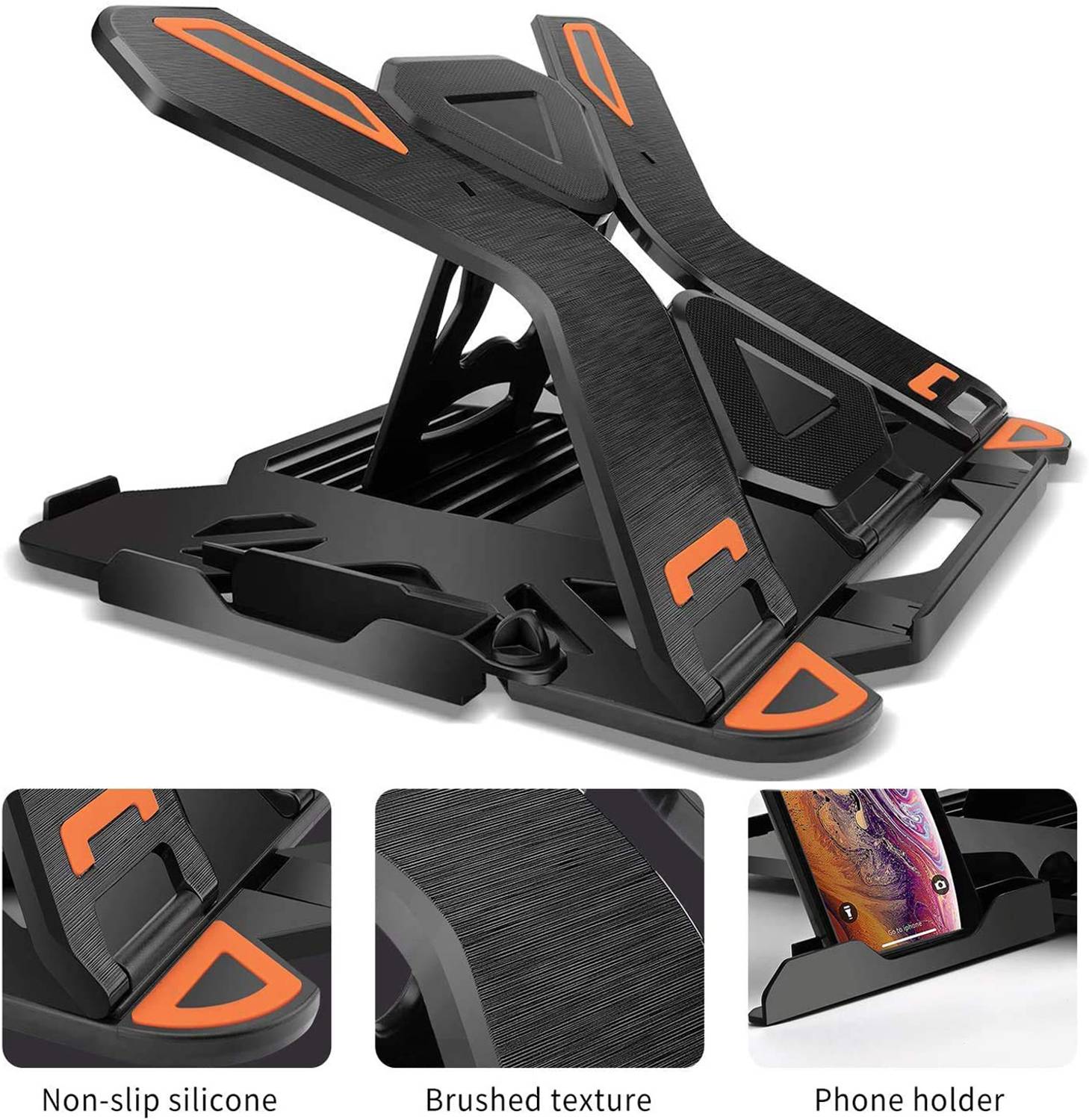 SOCUTY 4 in 1 Laptop Stand with Adjustable Height - Image 2