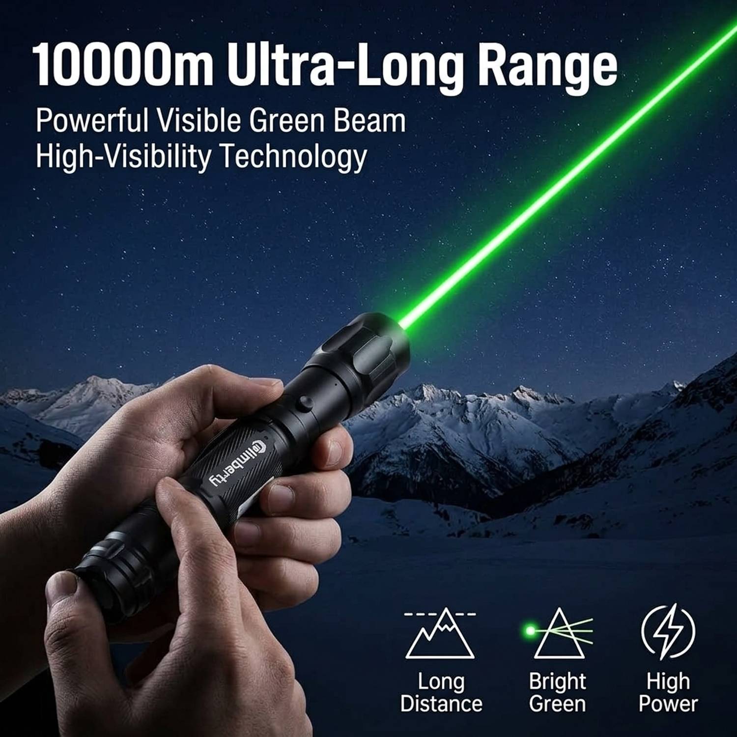 Zomei Green Laser Pointer 8 Mode USB Rechargeable - Image 2