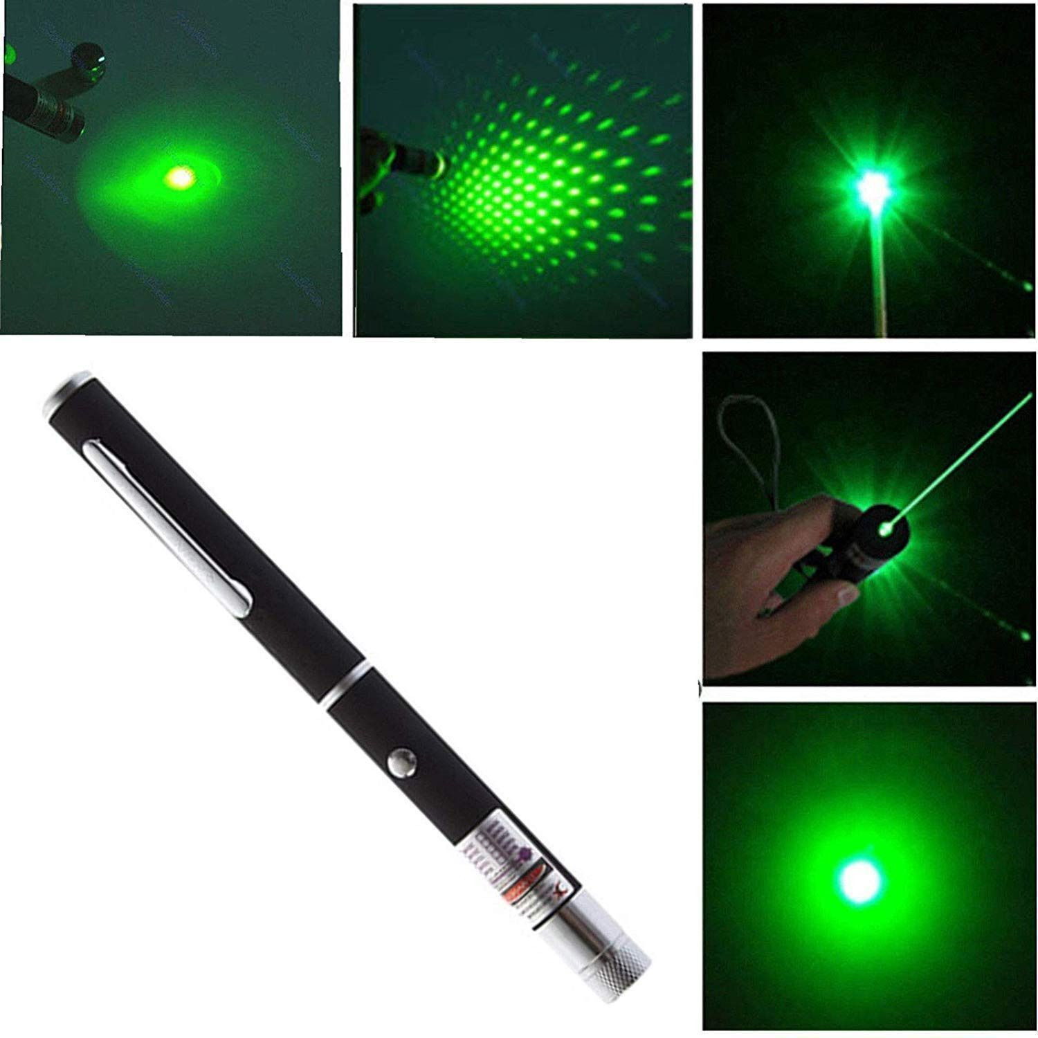 Image of Justakeit Green Laser Light Powerful with Rechargeable Battery and Charger Laser Light