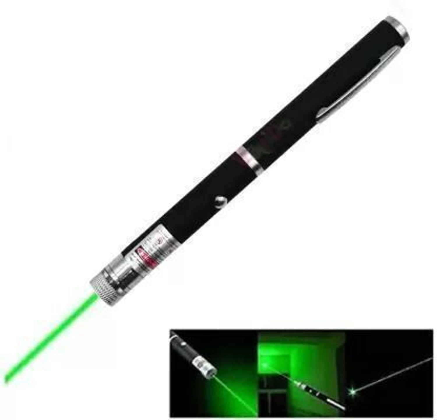 Image of Justakeit Green Laser Light Powerful with Rechargeable Battery and Charger Laser Light