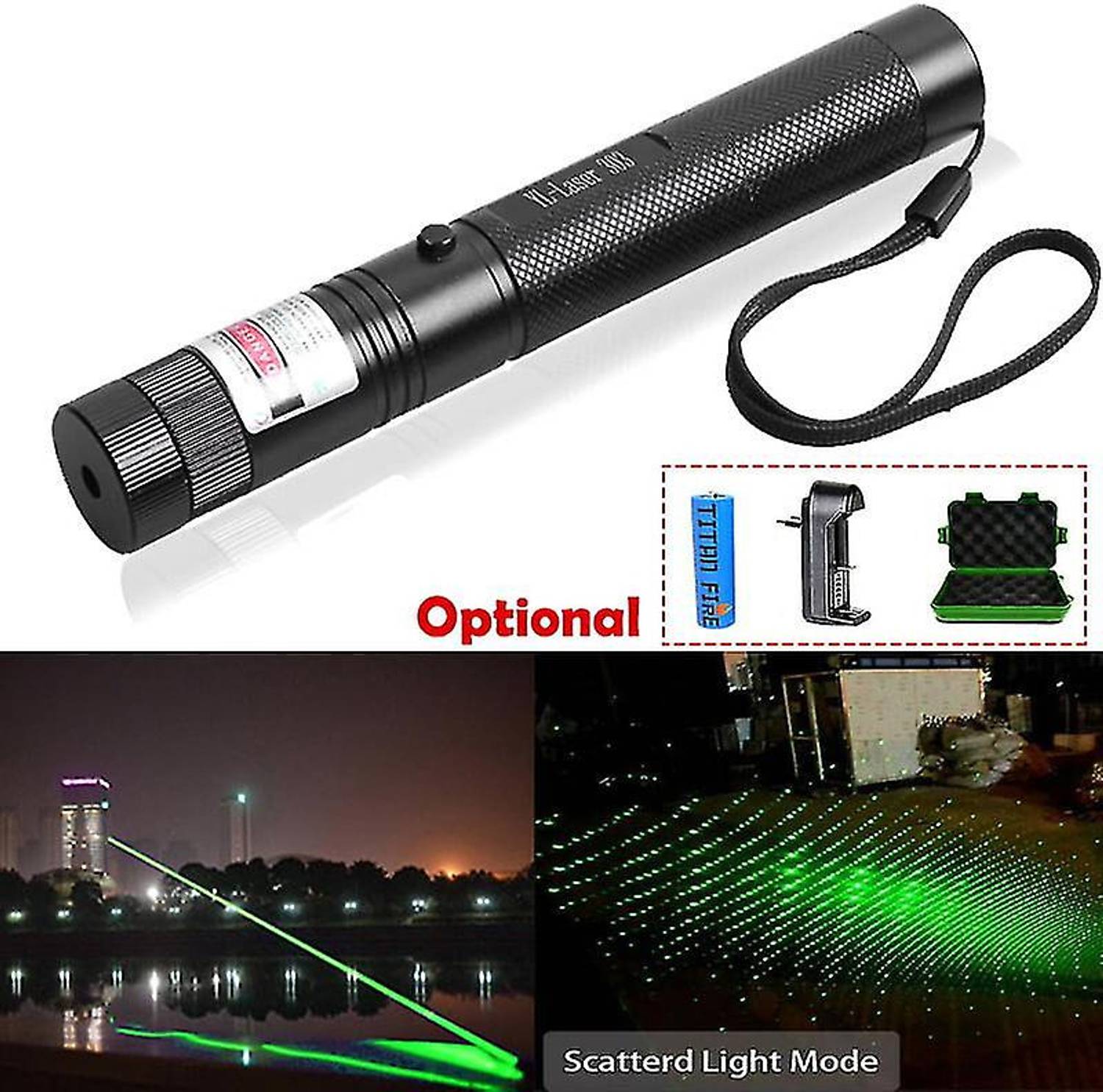 NextTech Rechargeable Green Laser Pointer - Image 3