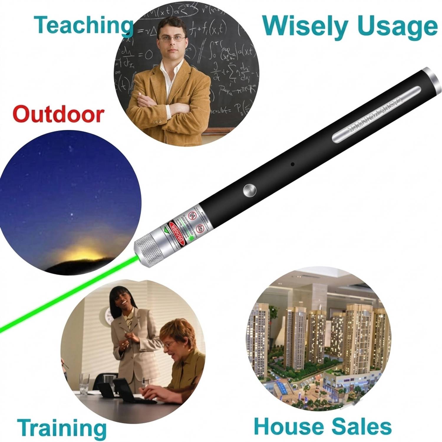SEBON 7 Nozzle Green Laser Light for Kids - Image 5