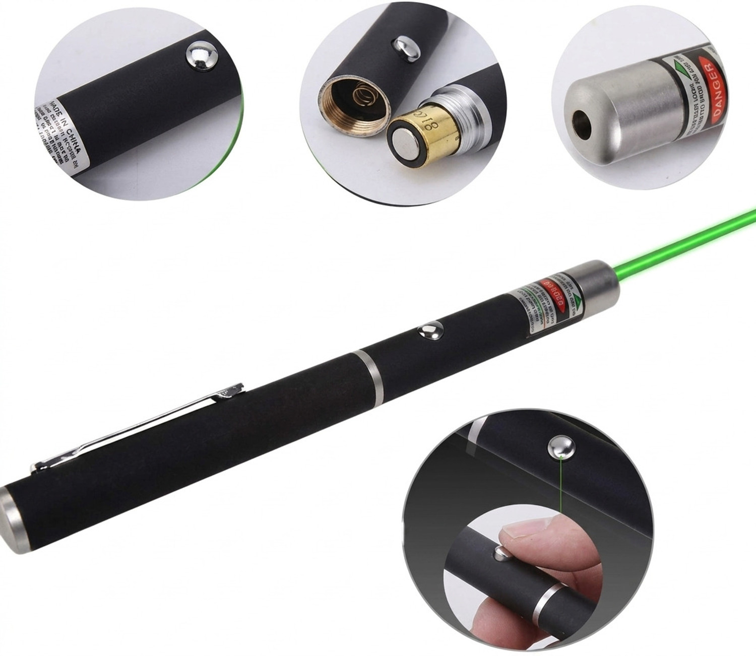 Image of SEBON 7 Nozzel Green Laser Light with different mode for kids, child fun