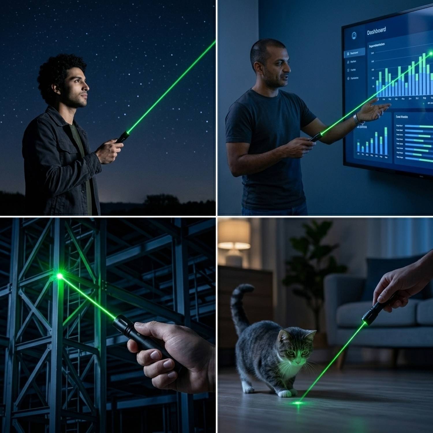 Zomei Green Laser Pointer 8 Mode USB Rechargeable - Image 5