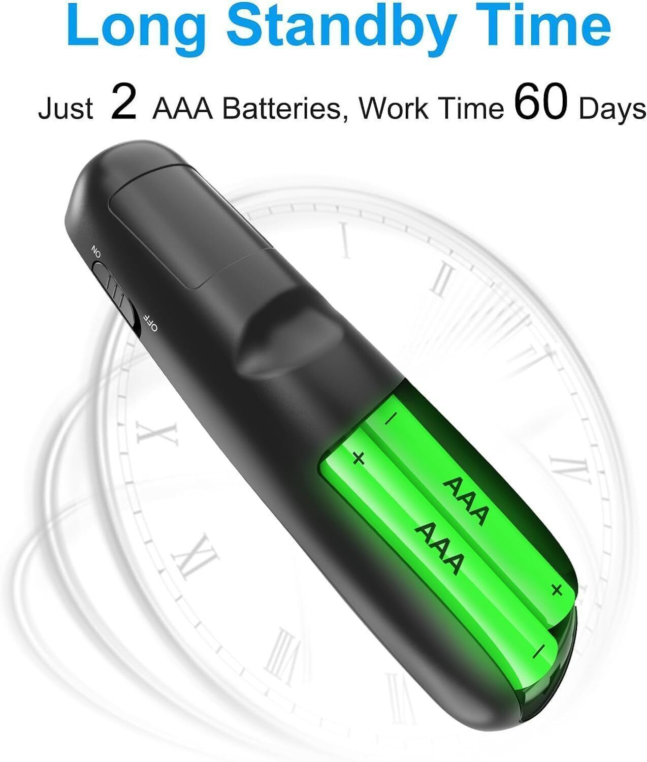 Image of Jihaan Wireless Presentation Clicker PowerPoint Presenter Remote : USB Type C Clicker