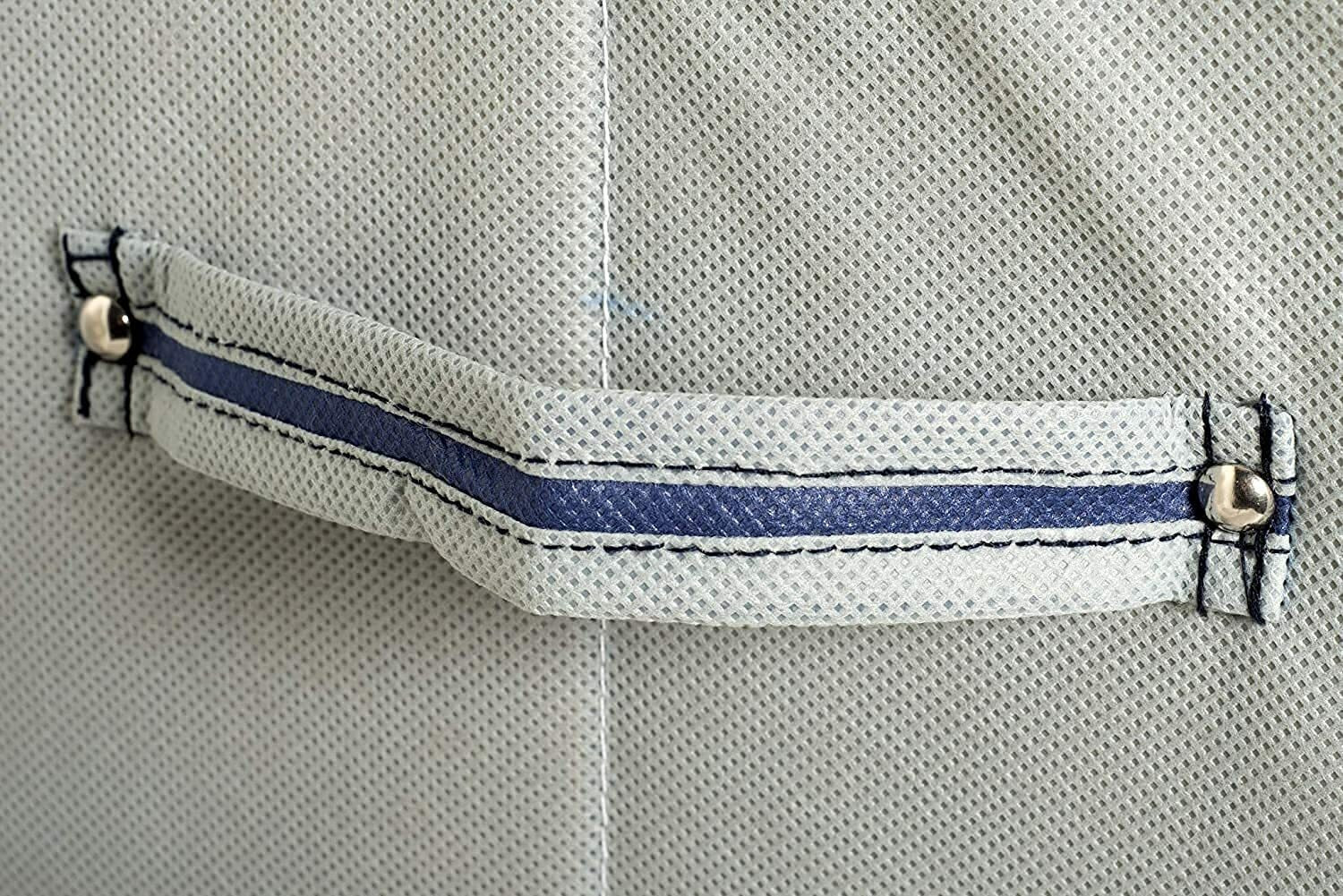 Image of Innaugural 68 L Grey, Blue Laundry Basket