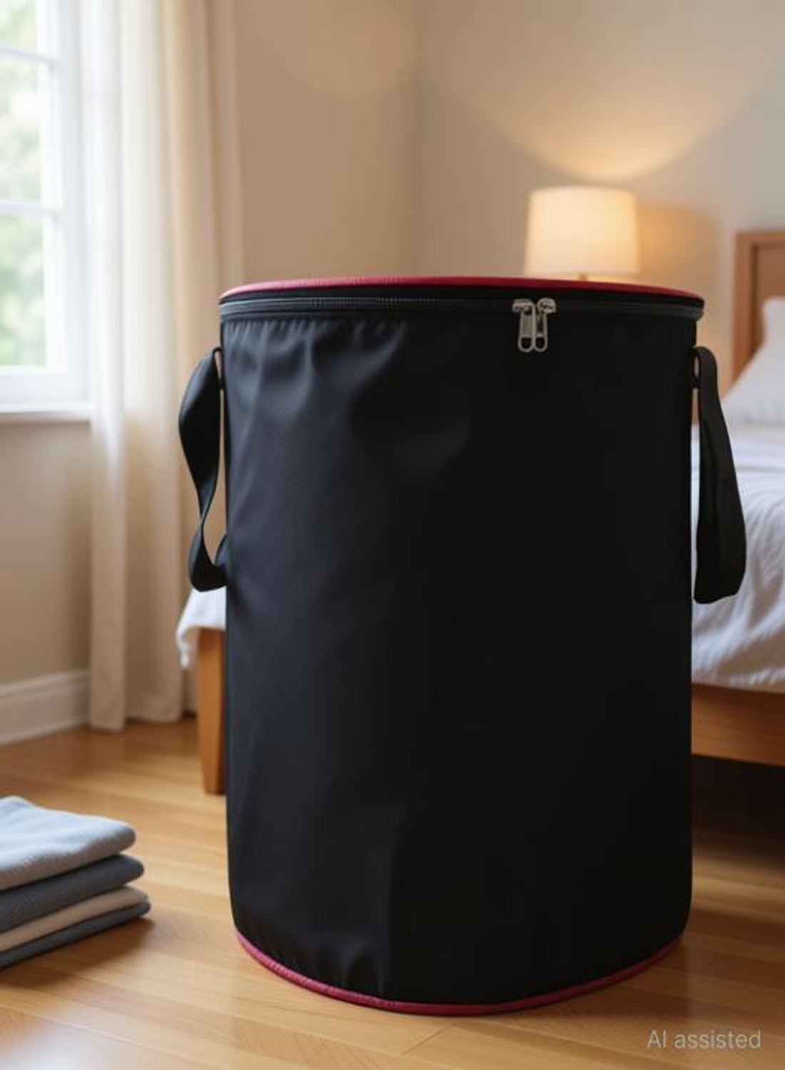 Image of JoyeCrafts 55 L Black Laundry Bag