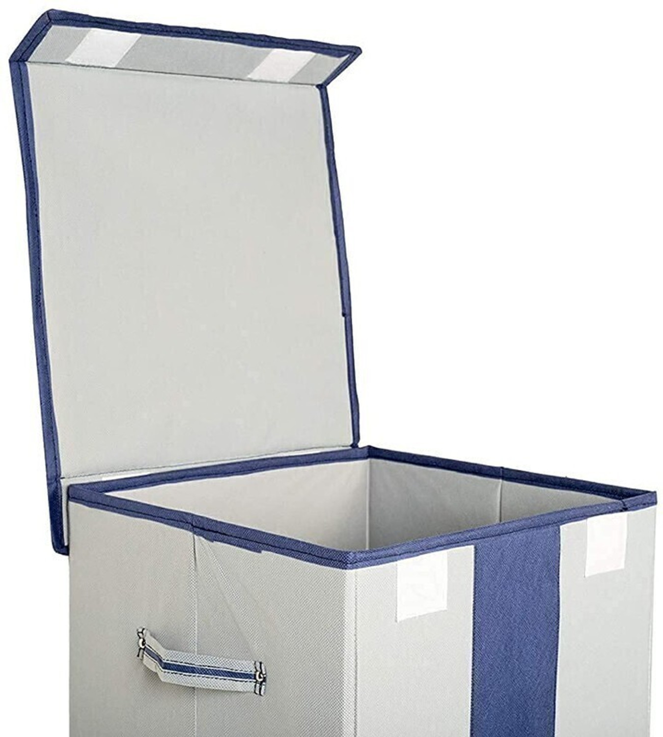 Image of Innaugural 68 L Grey, Blue Laundry Basket