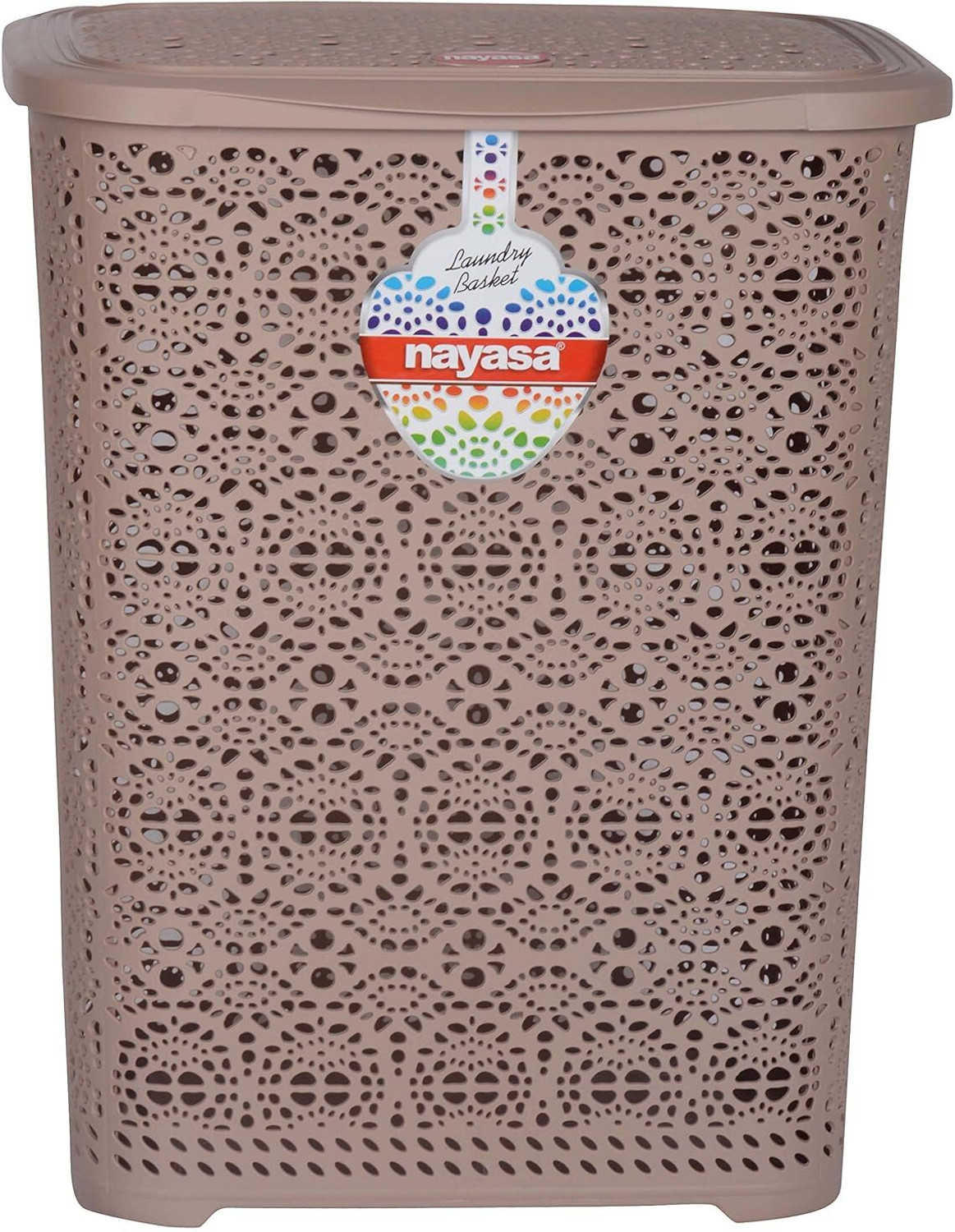 Image of NAYASA 64 L Beige Laundry Basket