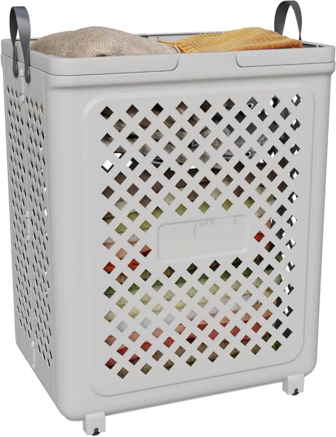 Image of Velfree 45 L White Laundry Basket