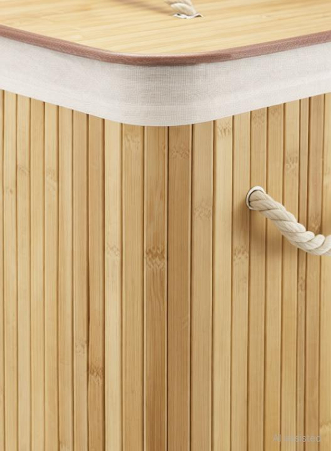 Image of SHOPOGENIX 80 L Beige Laundry Basket