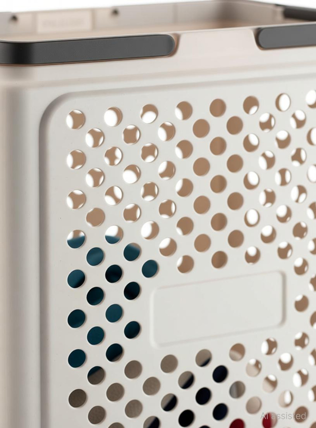 Image of PALAK 40 L White Laundry Basket