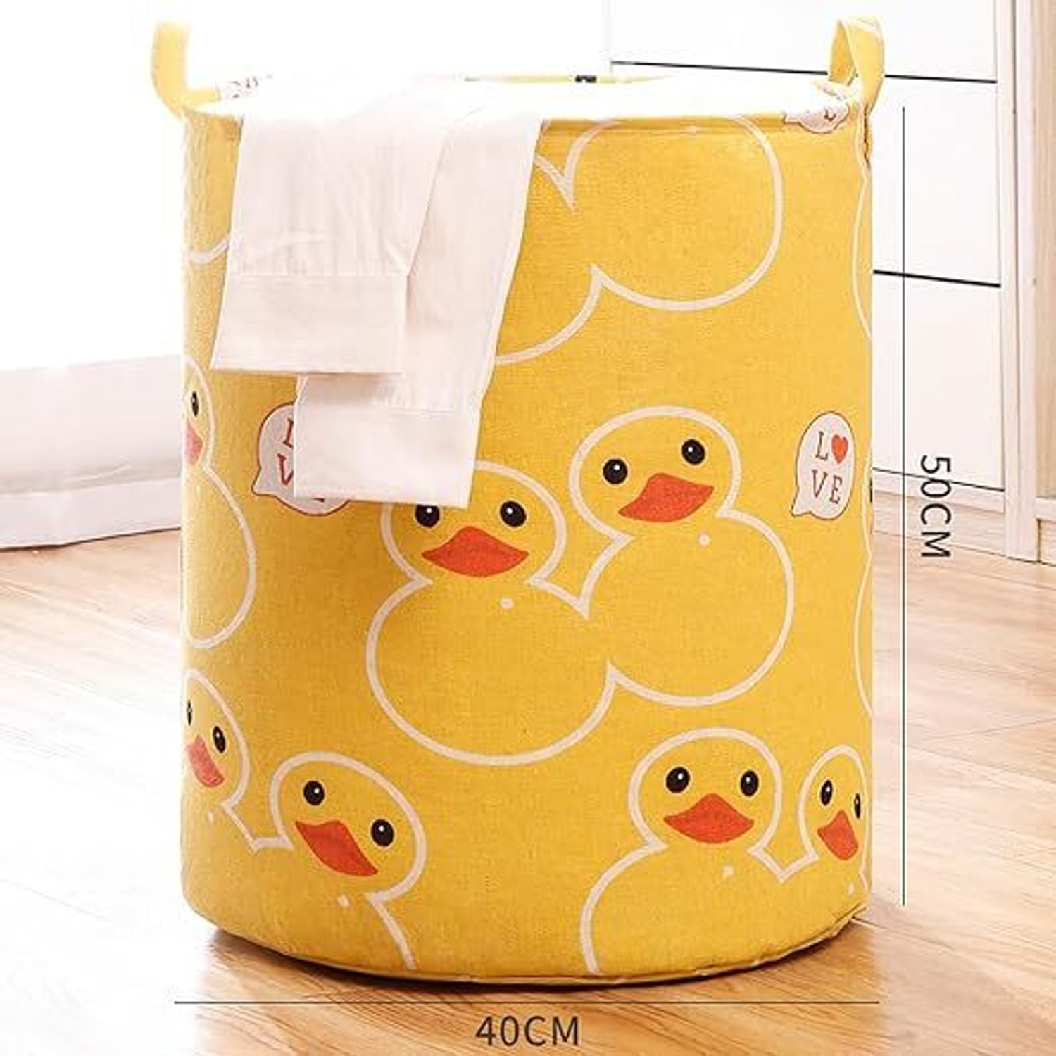 Image of Wolpin 63 L Yellow Laundry Bag