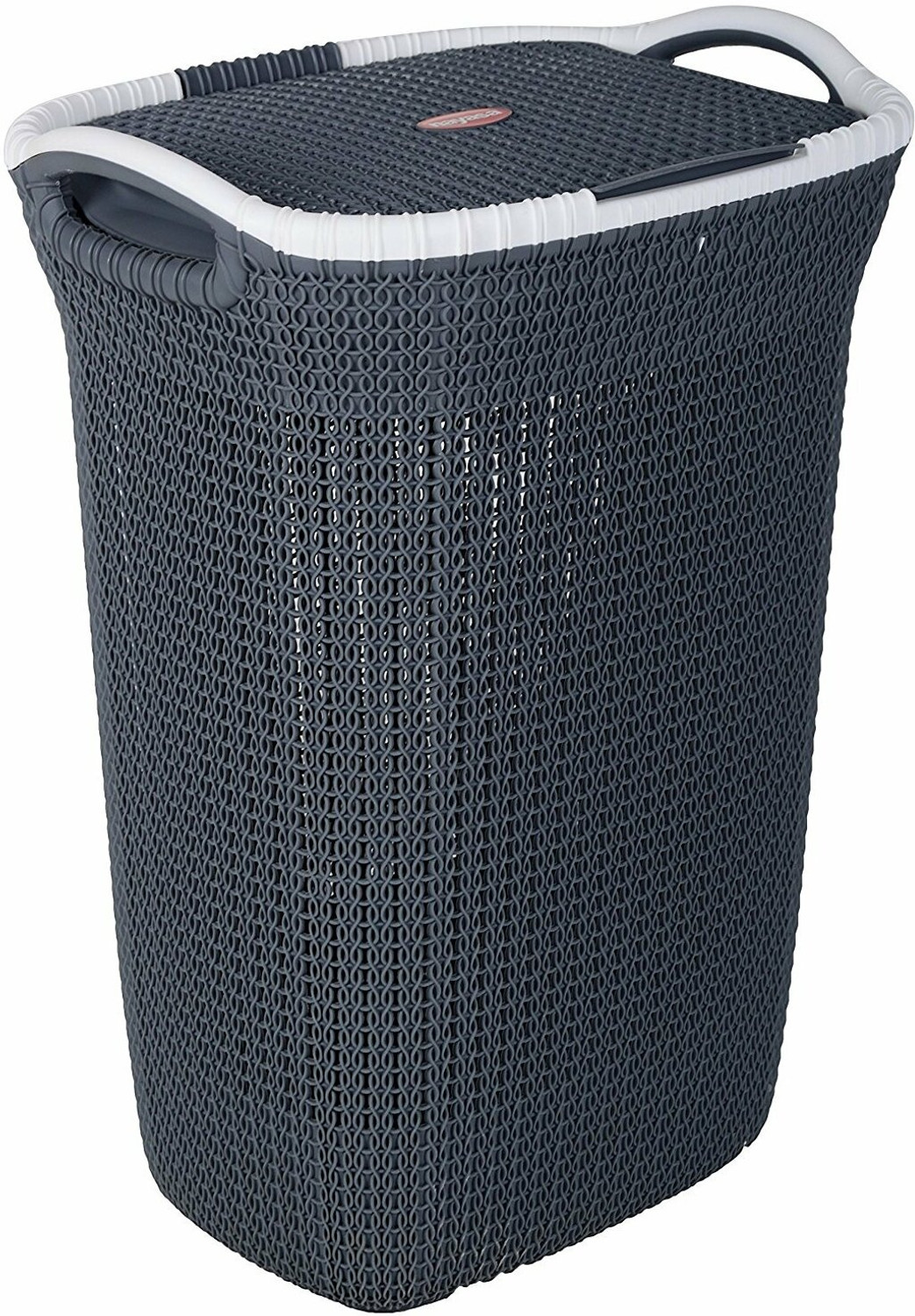 Image of NAYASA 40 L Blue Laundry Basket (Plastic)