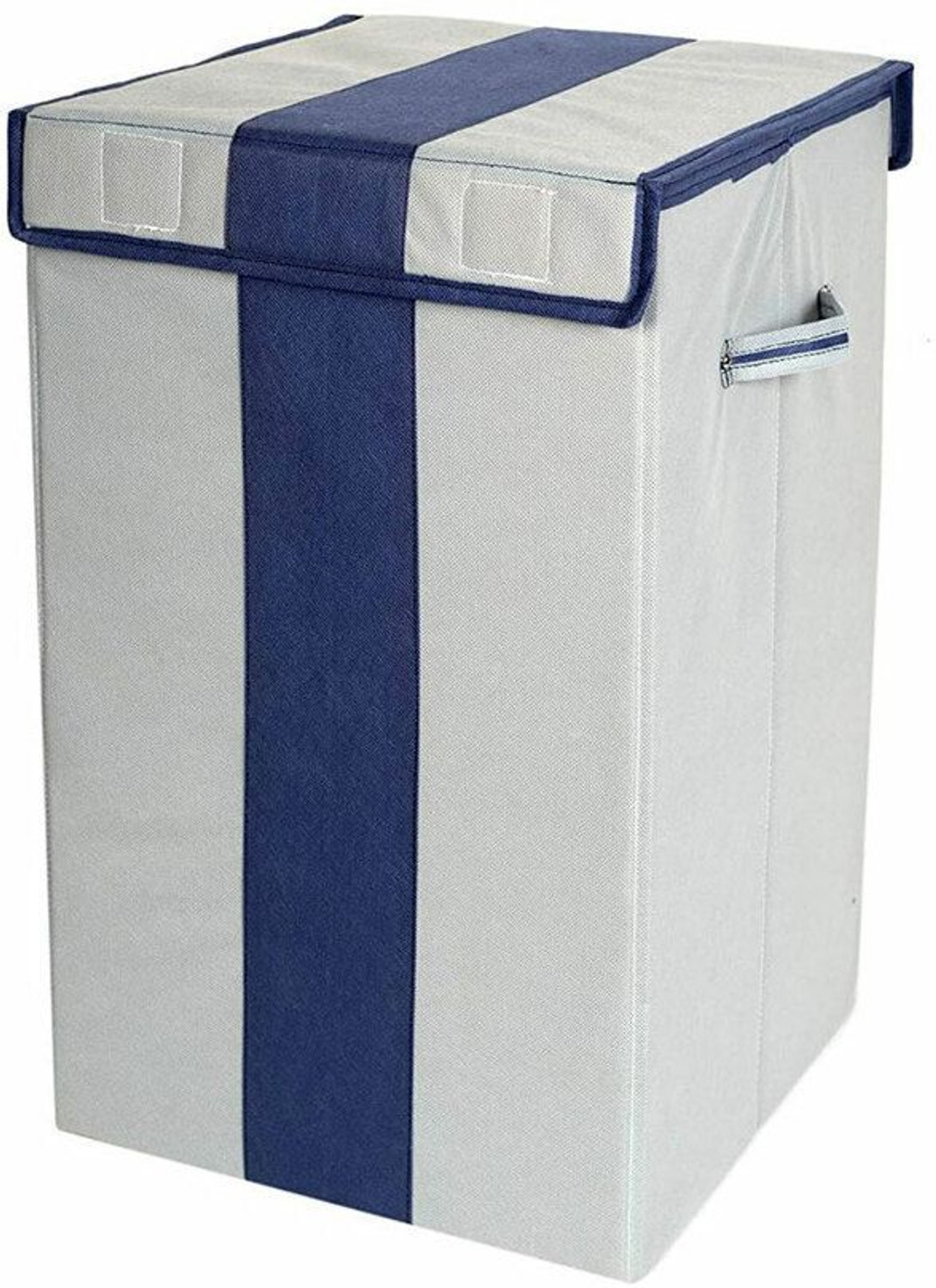 Image of Craft Bazar 68 L Grey, Blue Laundry Basket