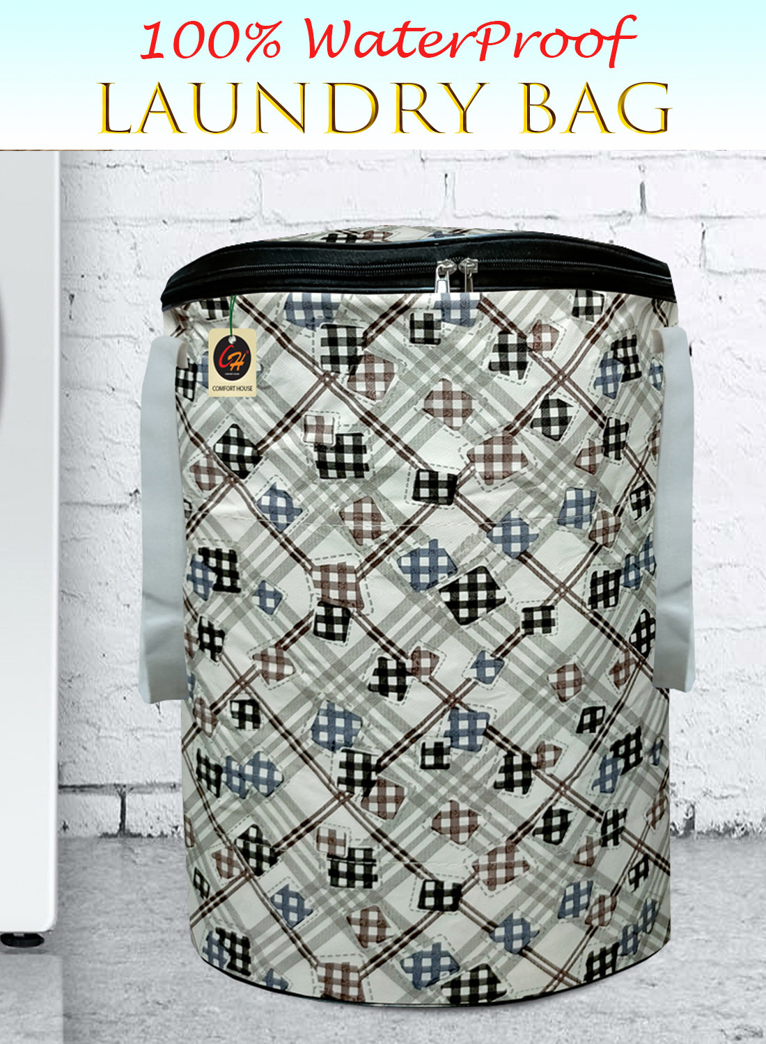 Image of Comfort House 45 L Multicolor Laundry Bag