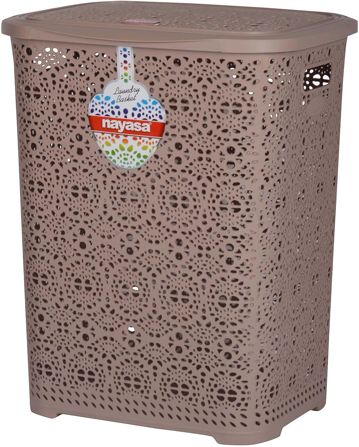 Image of NAYASA 64 L Beige Laundry Basket