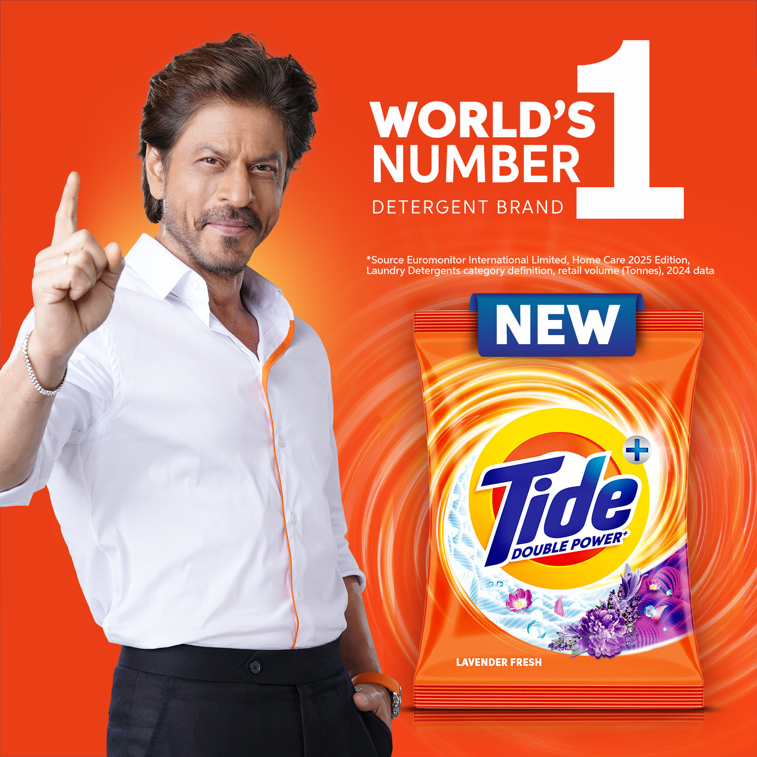Image of Tide Plus Detergent Washing Powder Lavender