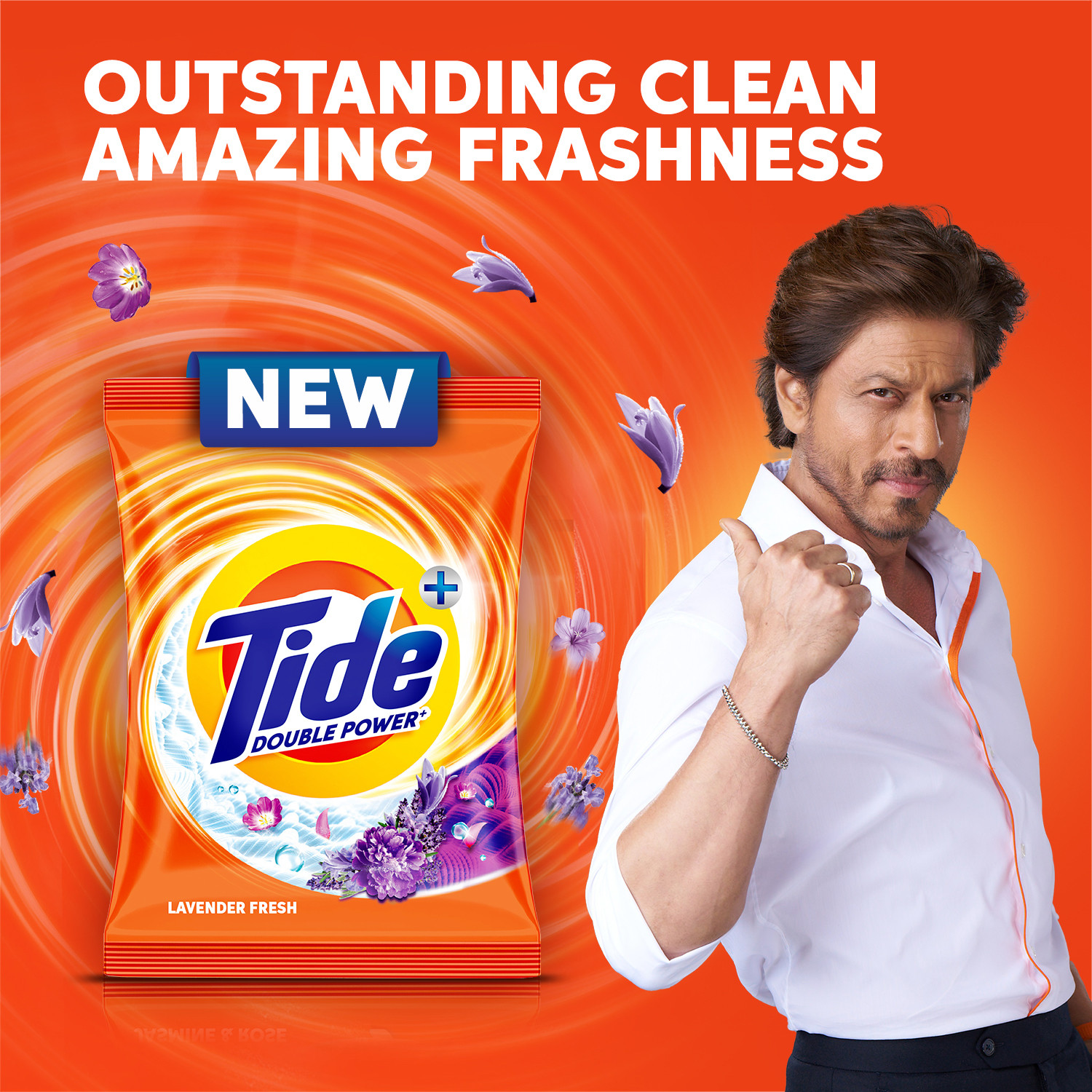 Image of Tide Plus Detergent Washing Powder Lavender
