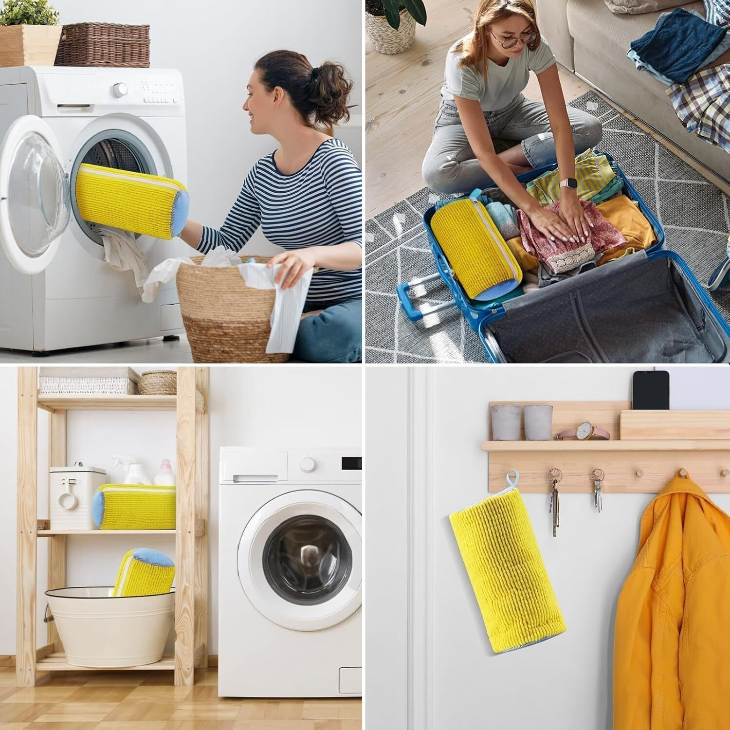 Image of Mizuki 1Pc Shoe Washing Machine Bag, Laundry Bag with Zip for Washing Machine Cleaner
