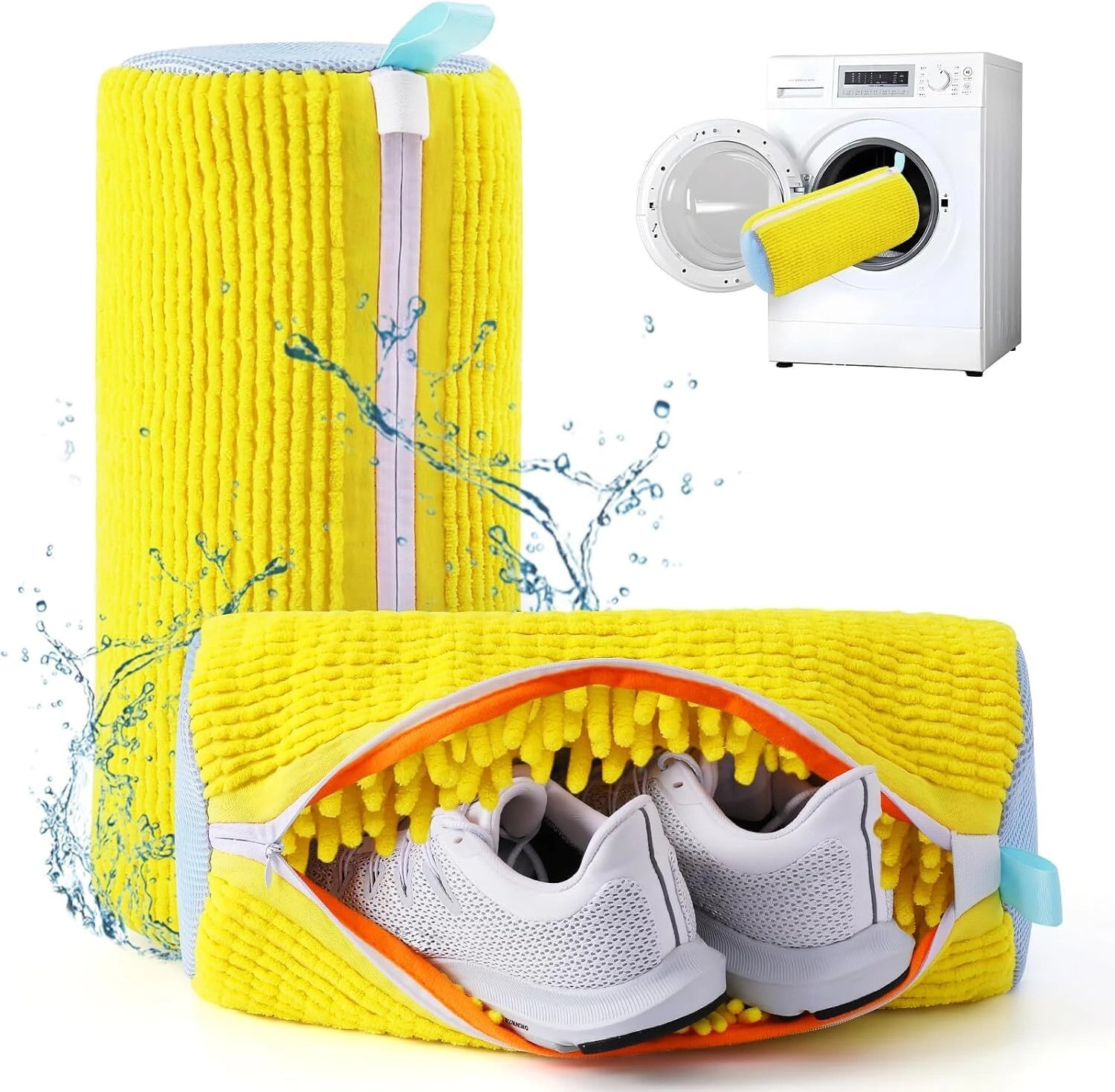 Image of Mizuki 1Pc Shoe Washing Machine Bag, Laundry Bag with Zip for Washing Machine Cleaner