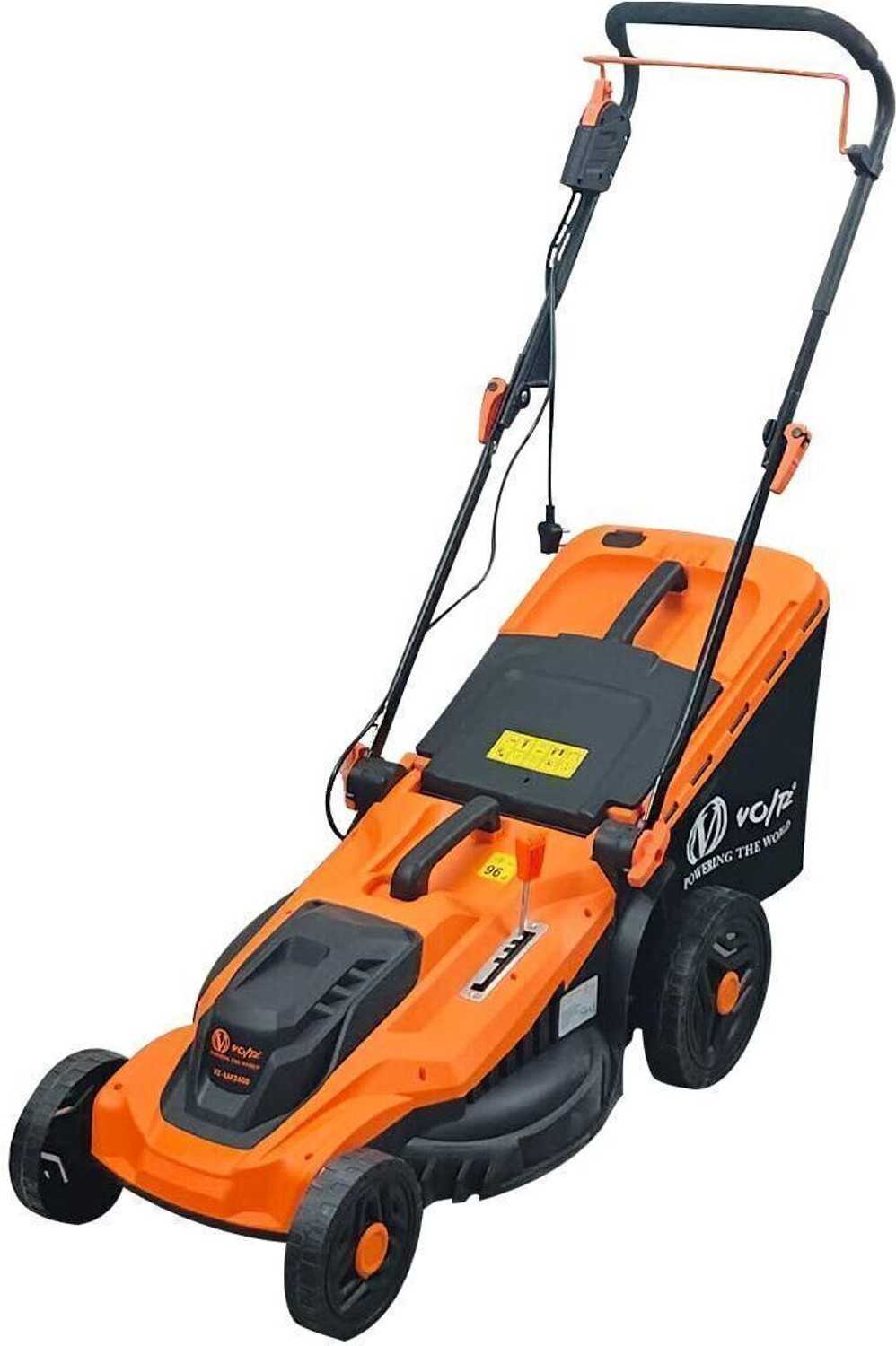 Image of VOLTZ LM2400 Electric Lawn Mower 17Inch Blade Grass Cutting Machine for Garden 52L Bag LM-2400 AC Adapter Self Propelled Lawn Mower