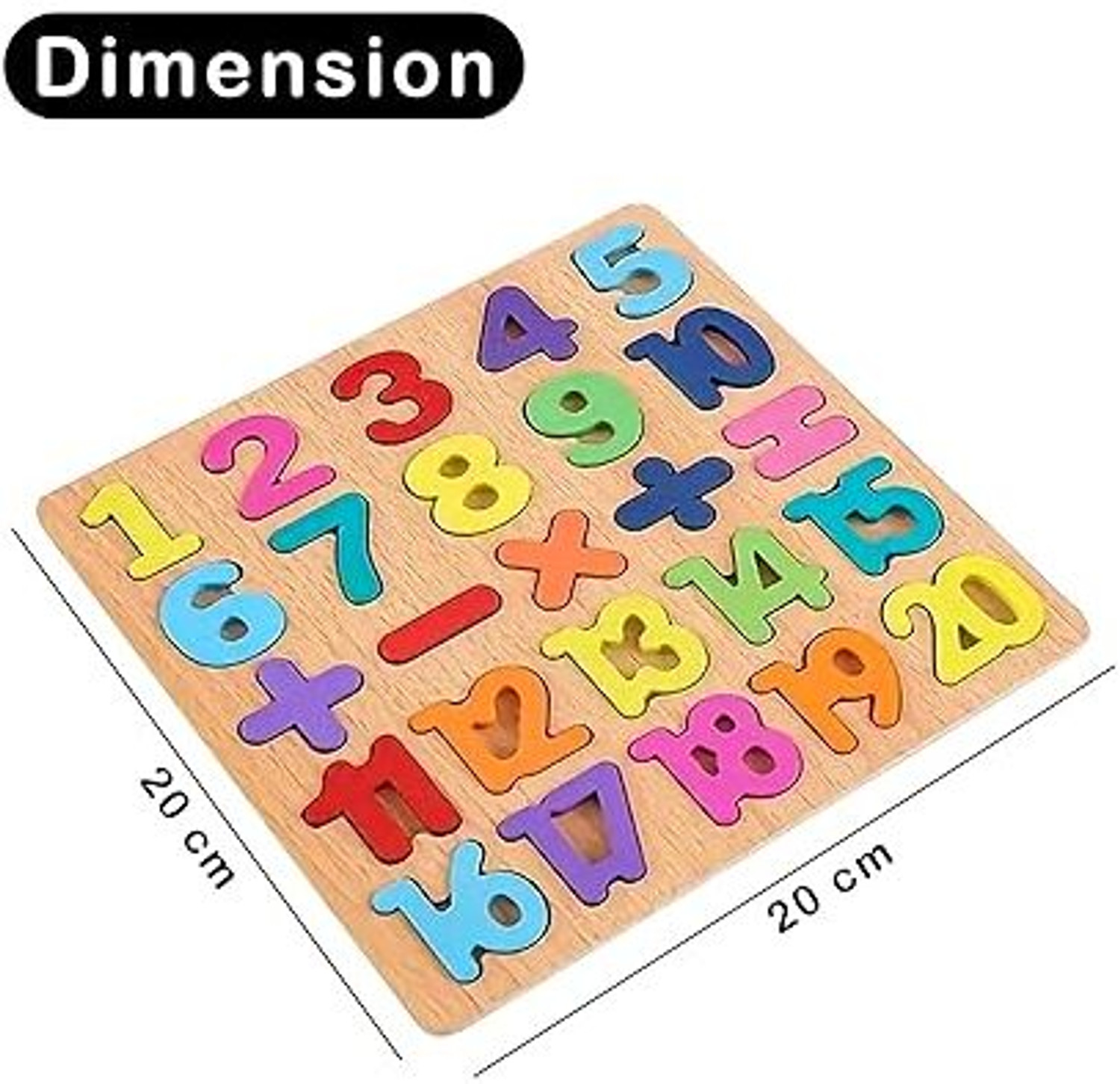 Image of PRIVATECAVE 2 Pack Wooden ABCD Alphabet Number Shape Explorative Puzzles