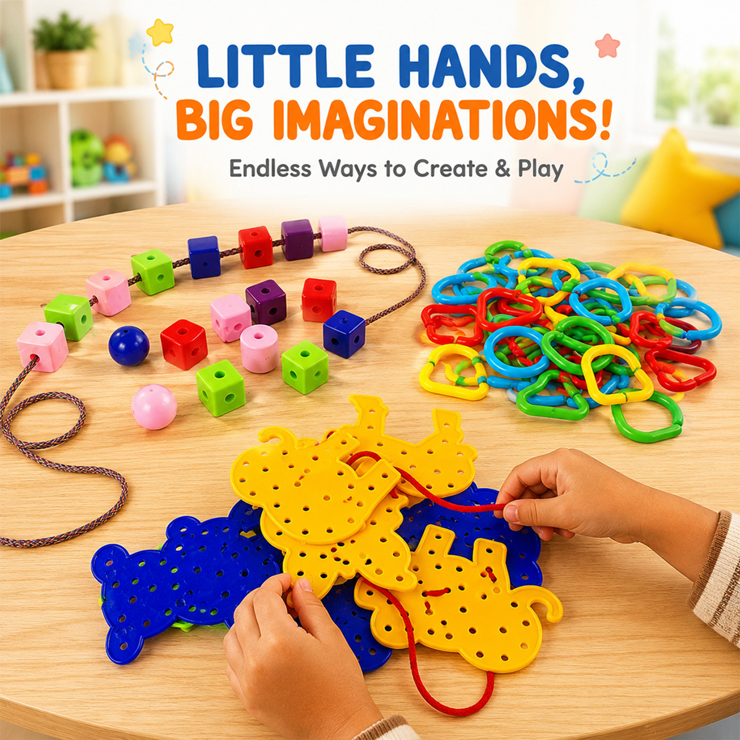 Image of I Play 3-in-1 Educational Activity Toy for Kids Combo Age 3+ Years