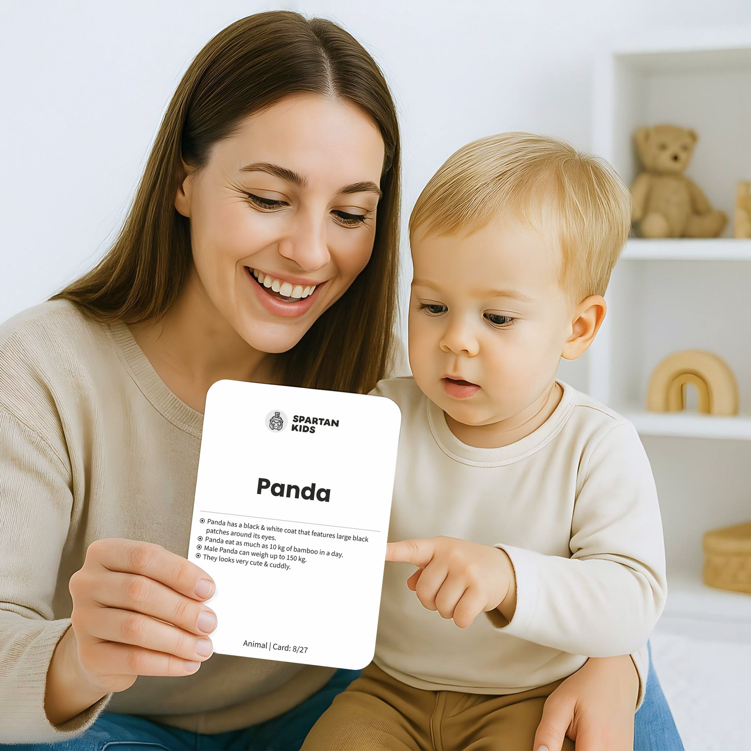 Image of spartan kids Animal Flash Cards for Kids | 27 Early Learning Flash Cards for Kids