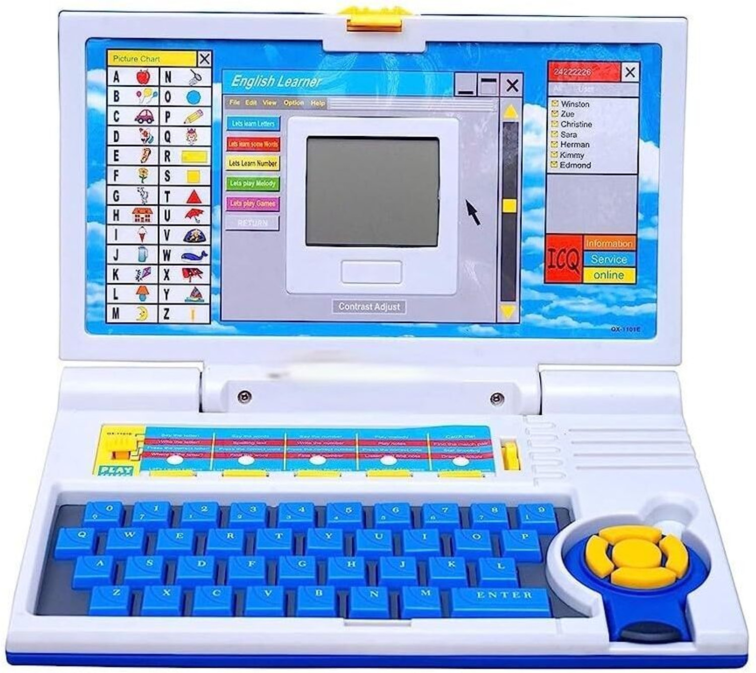 Image of AHYRA Learning Education Laptop Toy 20 Activities & Games Laptop for Kids