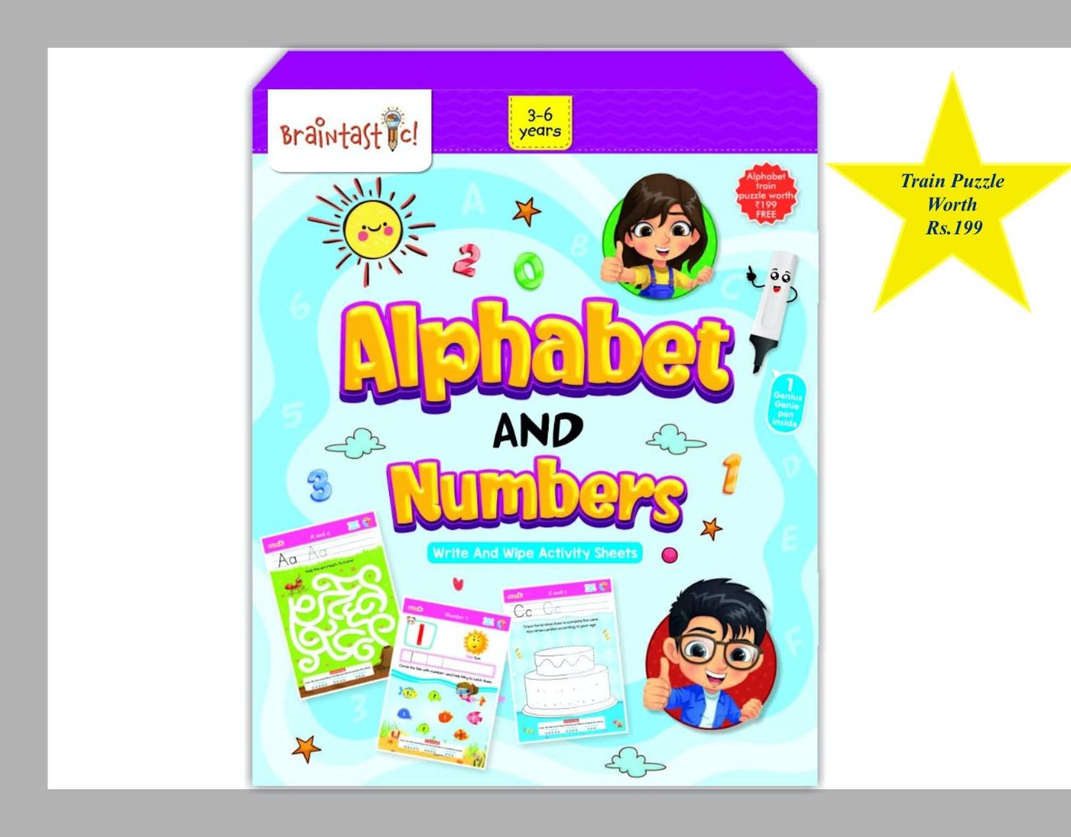 Braintastic Alphabet&numbers3-6yrs