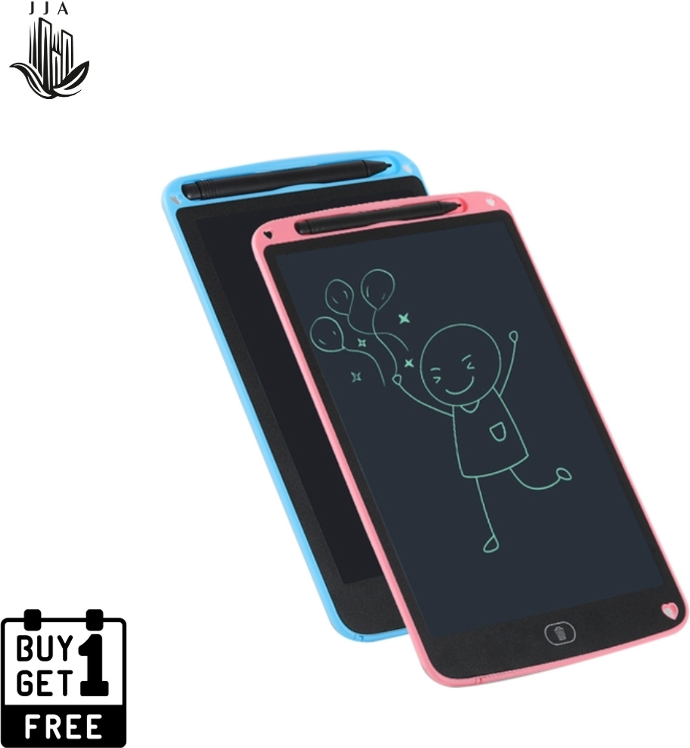 Image of Jeevan jyoti agency LCD Electronic Writing pad Tablet 8.5 inchScreen Kids Toys Drawing Tablet(Pack of2)