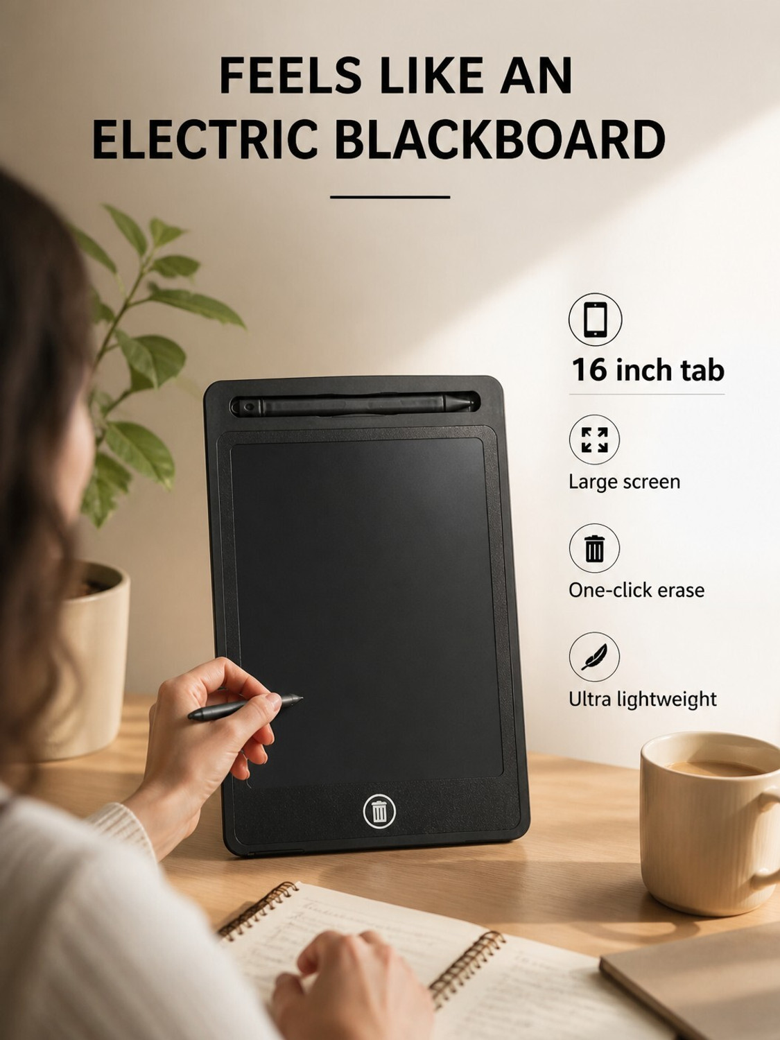 Image of HelloKids 16 or 18 inch lcd writing pad , Electronic Writing Pad Drawing Board