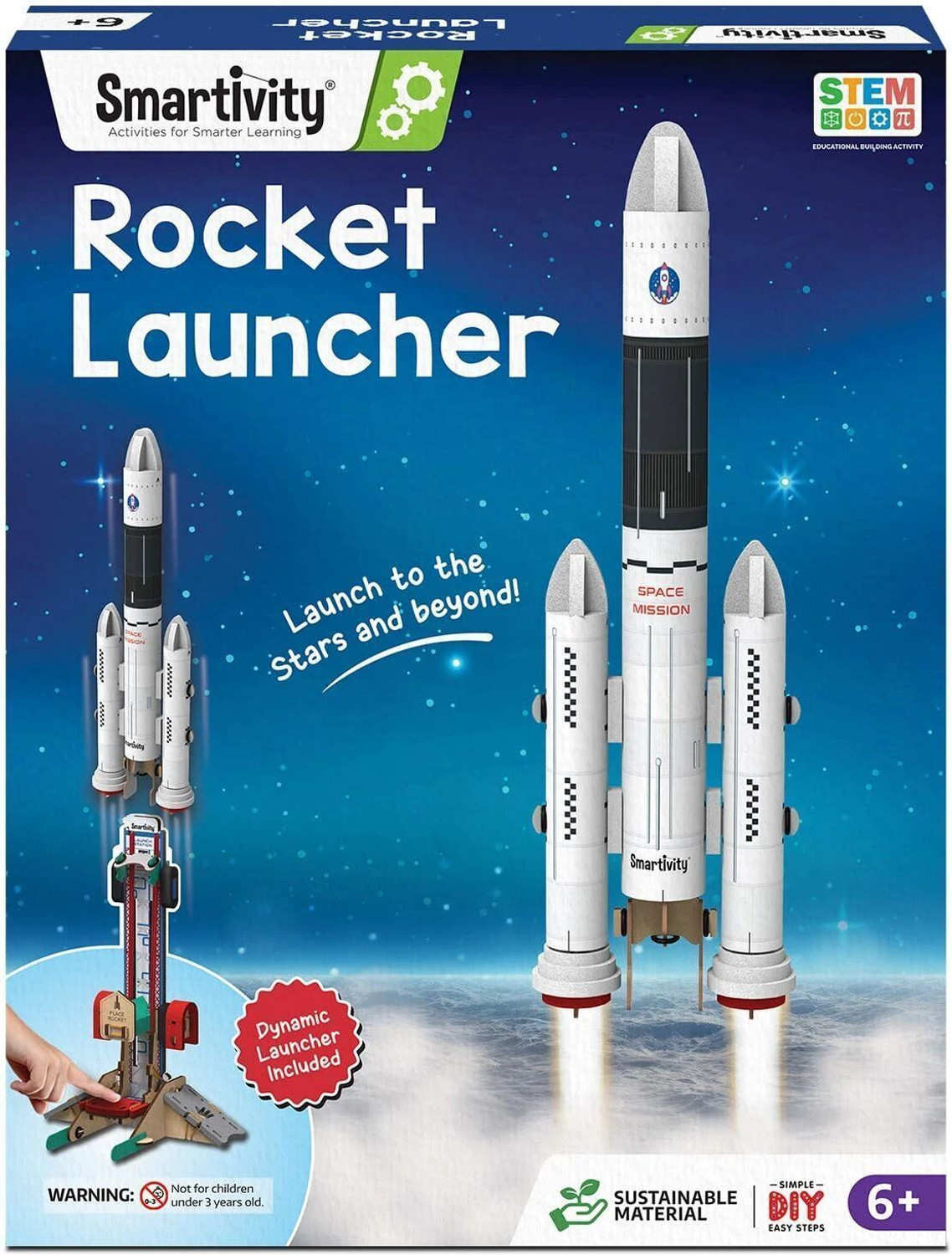 Image of Smartivity Rocket Launcher Kit for Kids 6-8-10-12-14 Years Old Boys & Girls