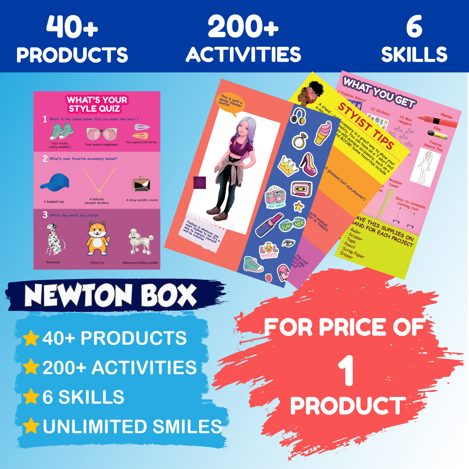 Image of Little Olive Princess Edition DIY Kit | Theme DIY Tiny Fashion Studio Kit| 4 Years and Above